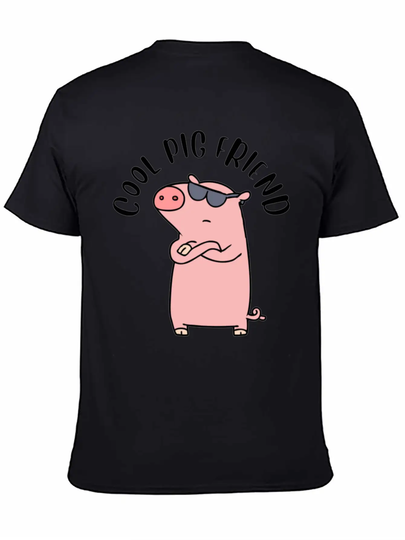 Cool Pig Friend Classic Cotton Tee – Unisex Comfort For Any Season