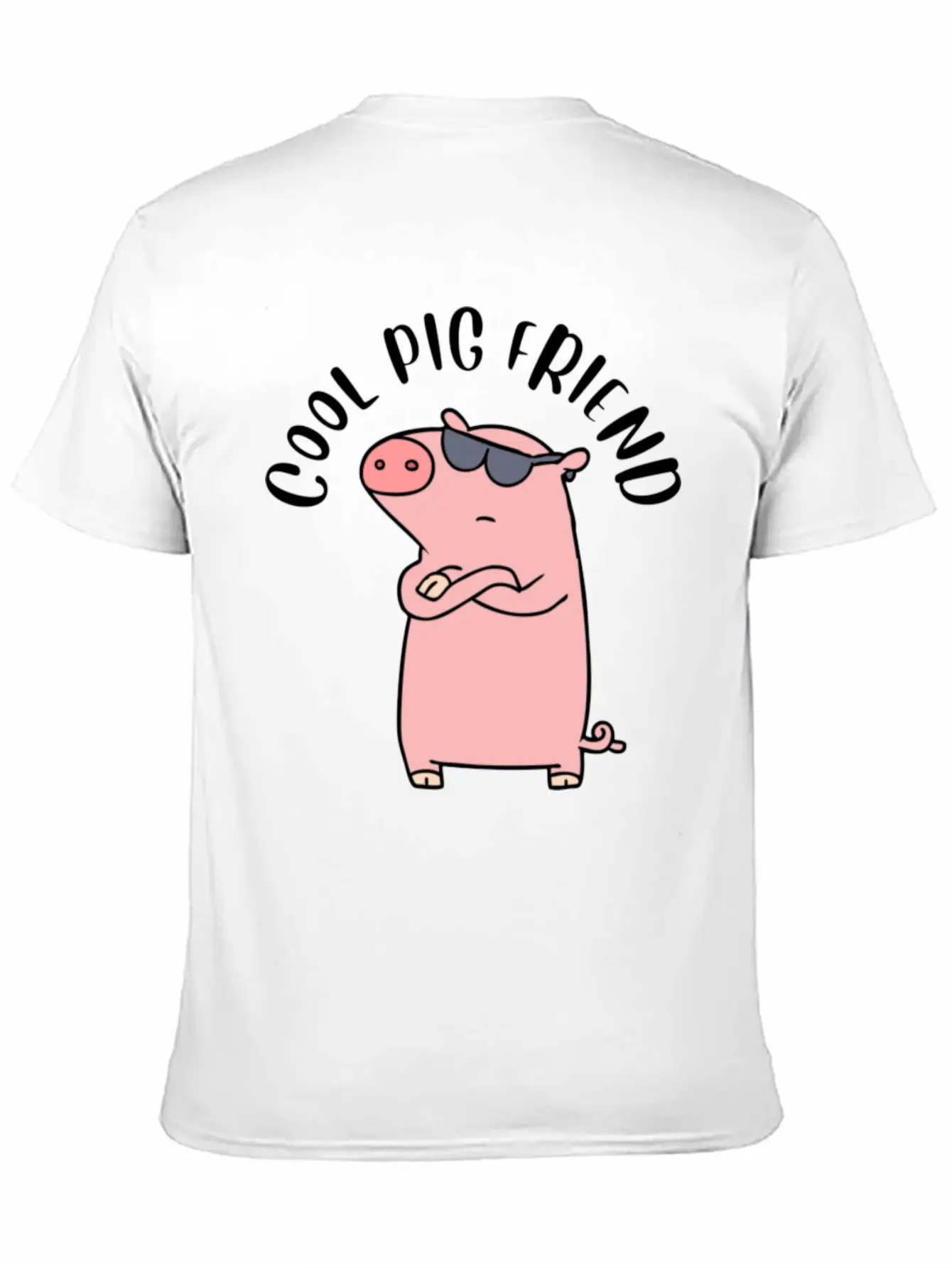 Cool Pig Friend Classic Cotton Tee – Unisex Comfort For Any Season
