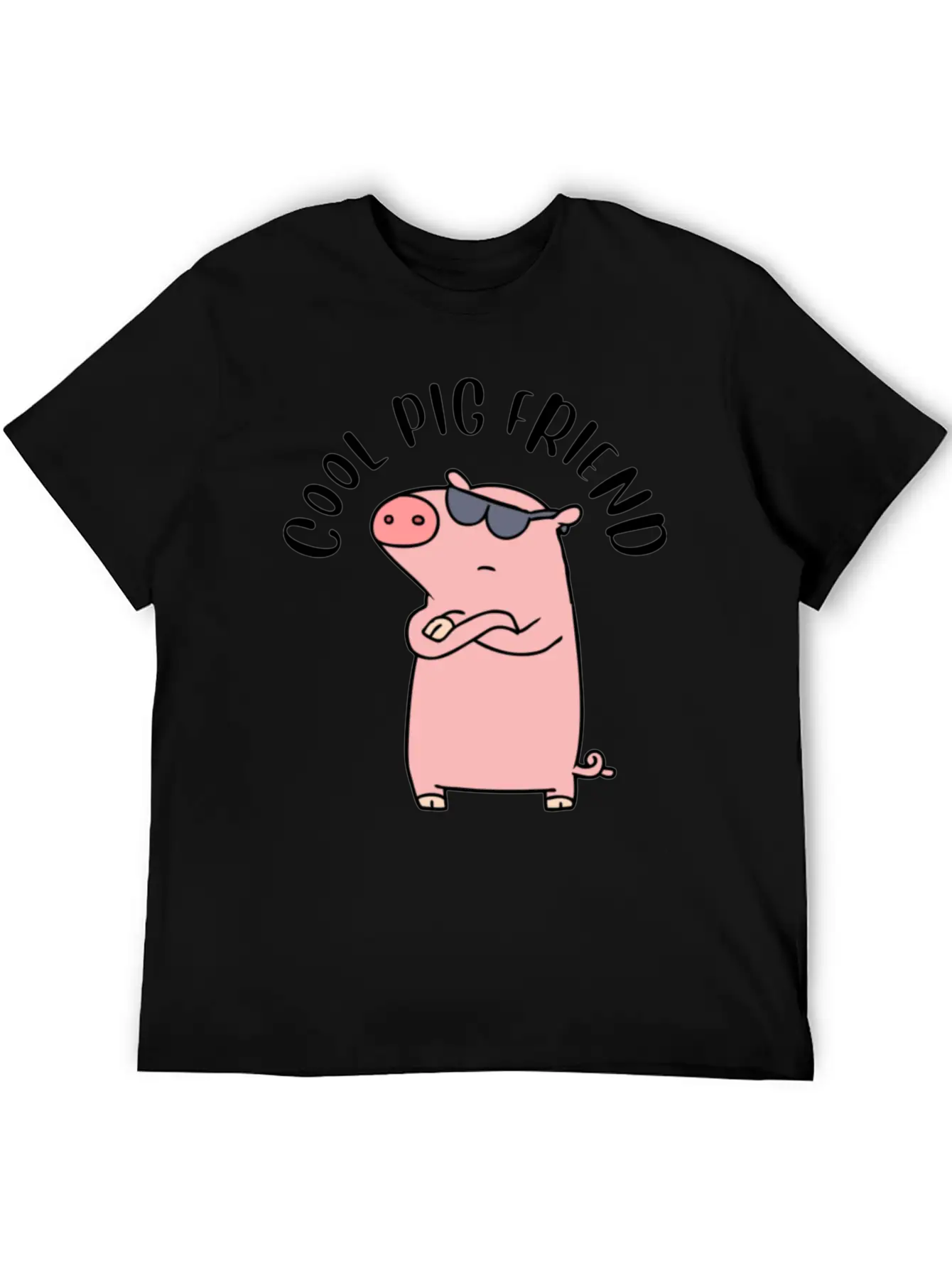 Cool Pig Friend Classic Cotton Tee – Unisex Comfort For Any Season