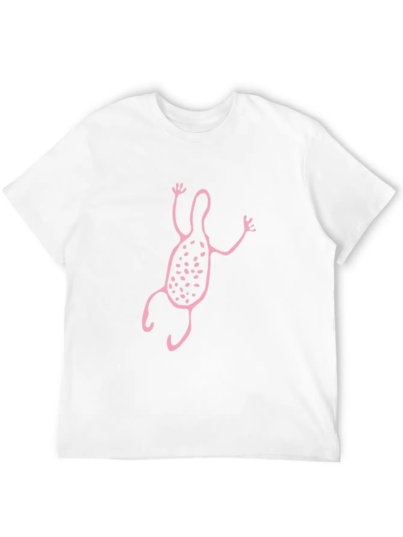 Cute Creature Pink Tribal Art Tribe Floral Paleo Essential Unisex Summer Tee – Soft Cotton Casual Fit