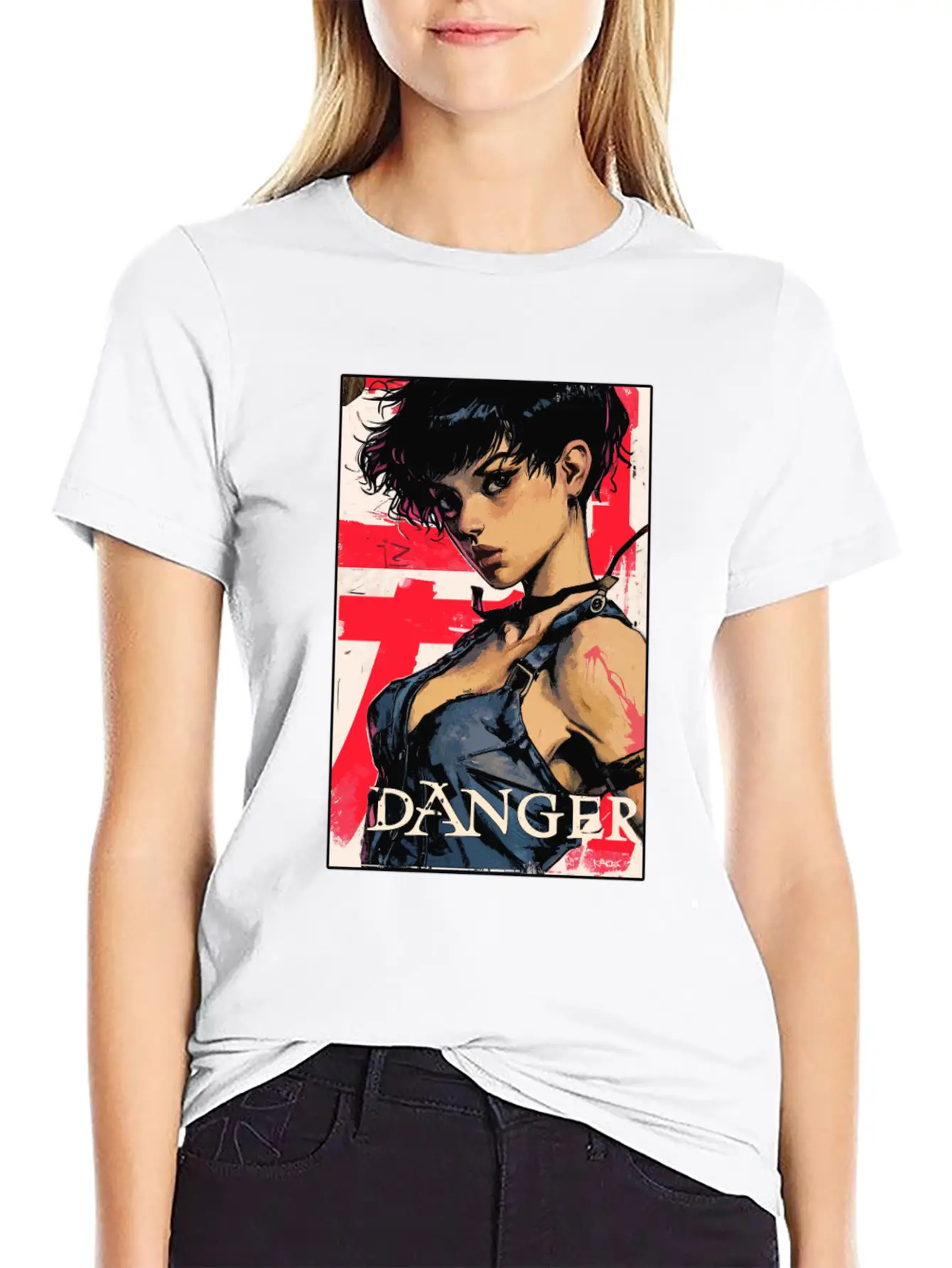 Danger Girl Essential Unisex Summer Tee – Soft Cotton Casual Fit