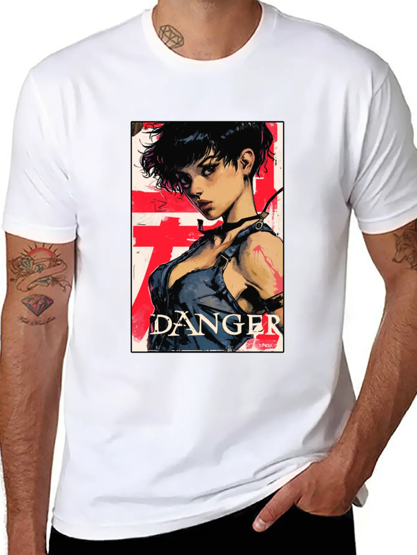Danger Girl Essential Unisex Summer Tee – Soft Cotton Casual Fit