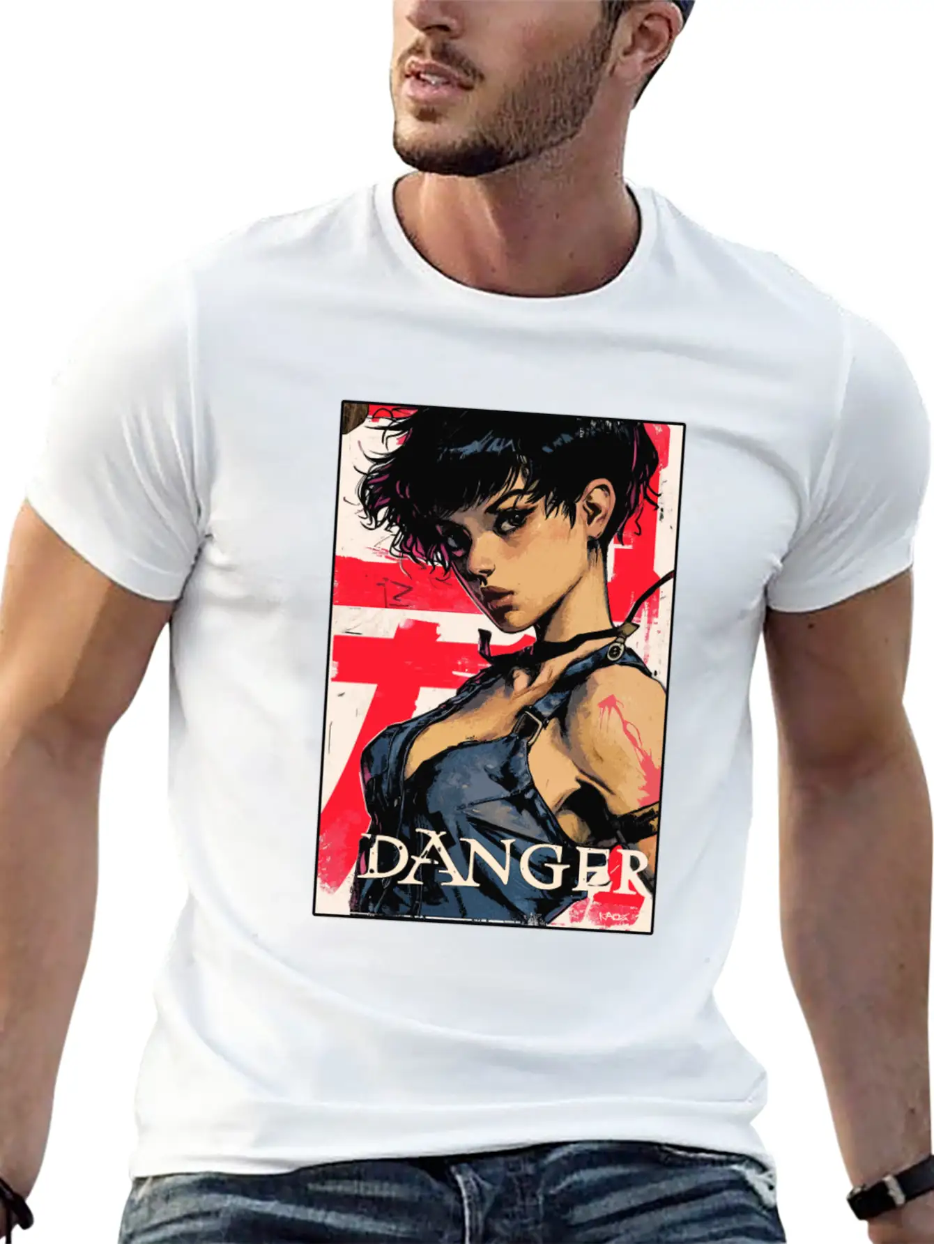 Danger Girl Essential Unisex Summer Tee – Soft Cotton Casual Fit
