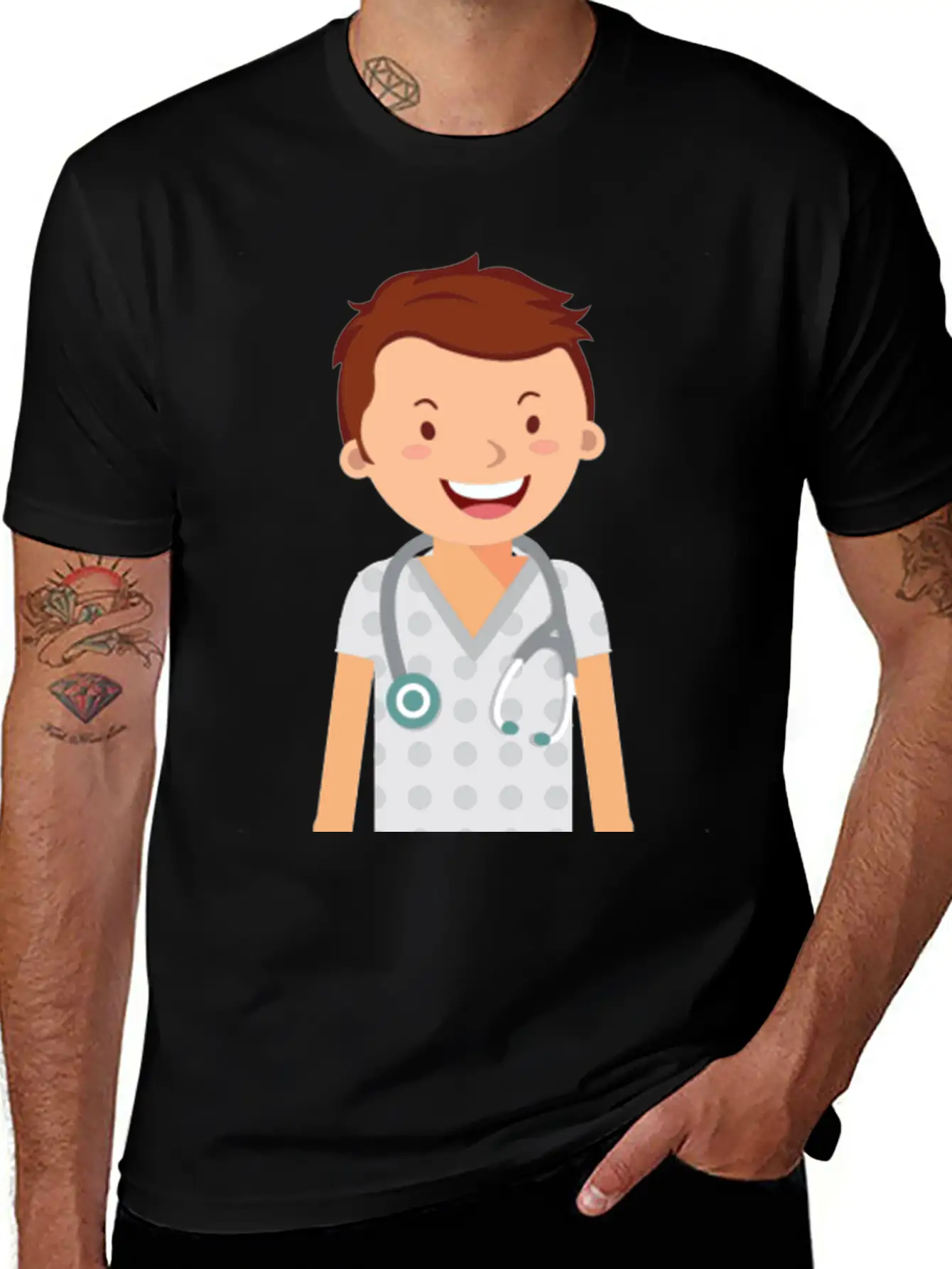 Doctor Casual Graphic T-Shirt – Simple And Comfortable Daily Wear