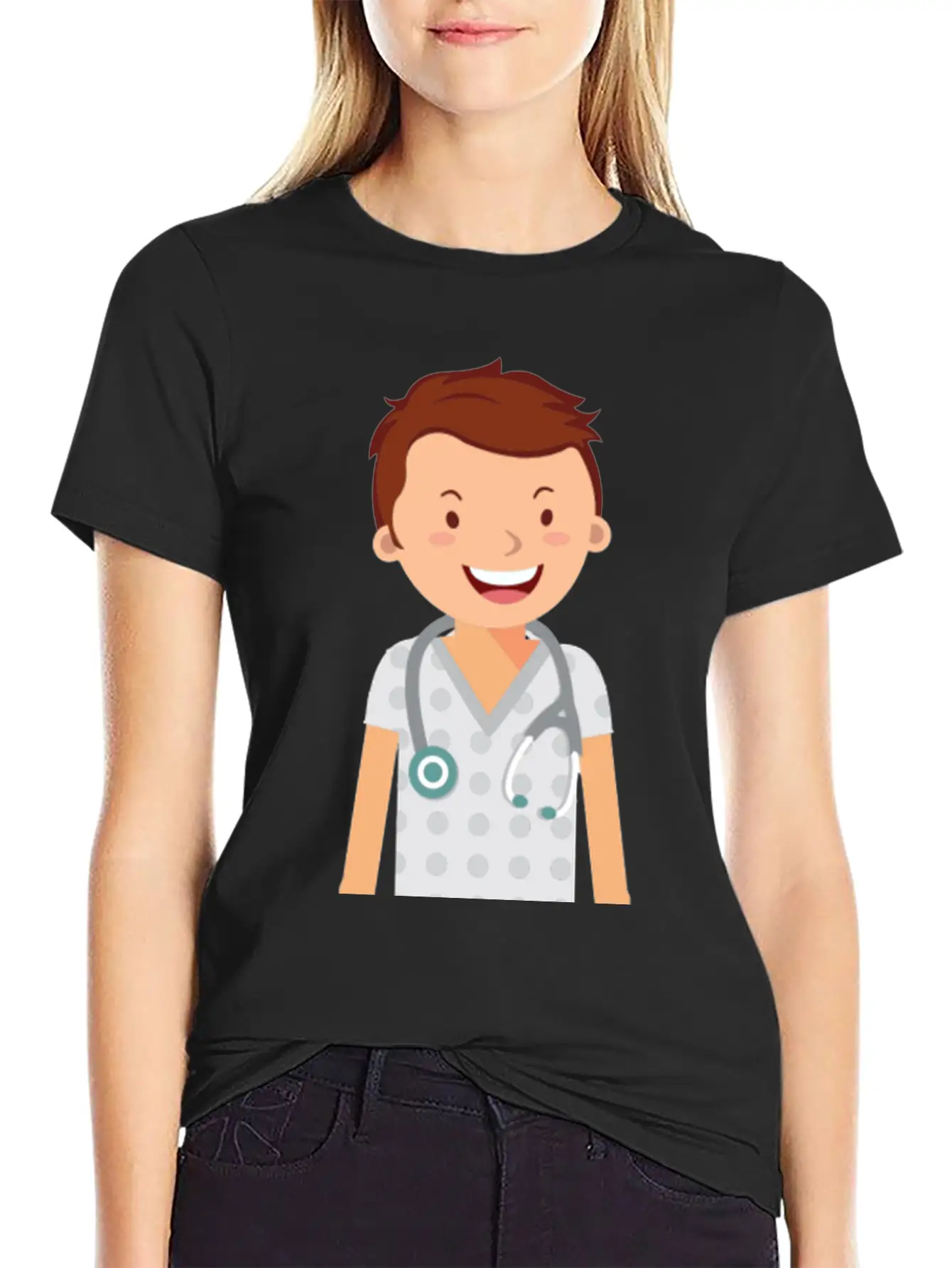 Doctor Casual Graphic T-Shirt – Simple And Comfortable Daily Wear