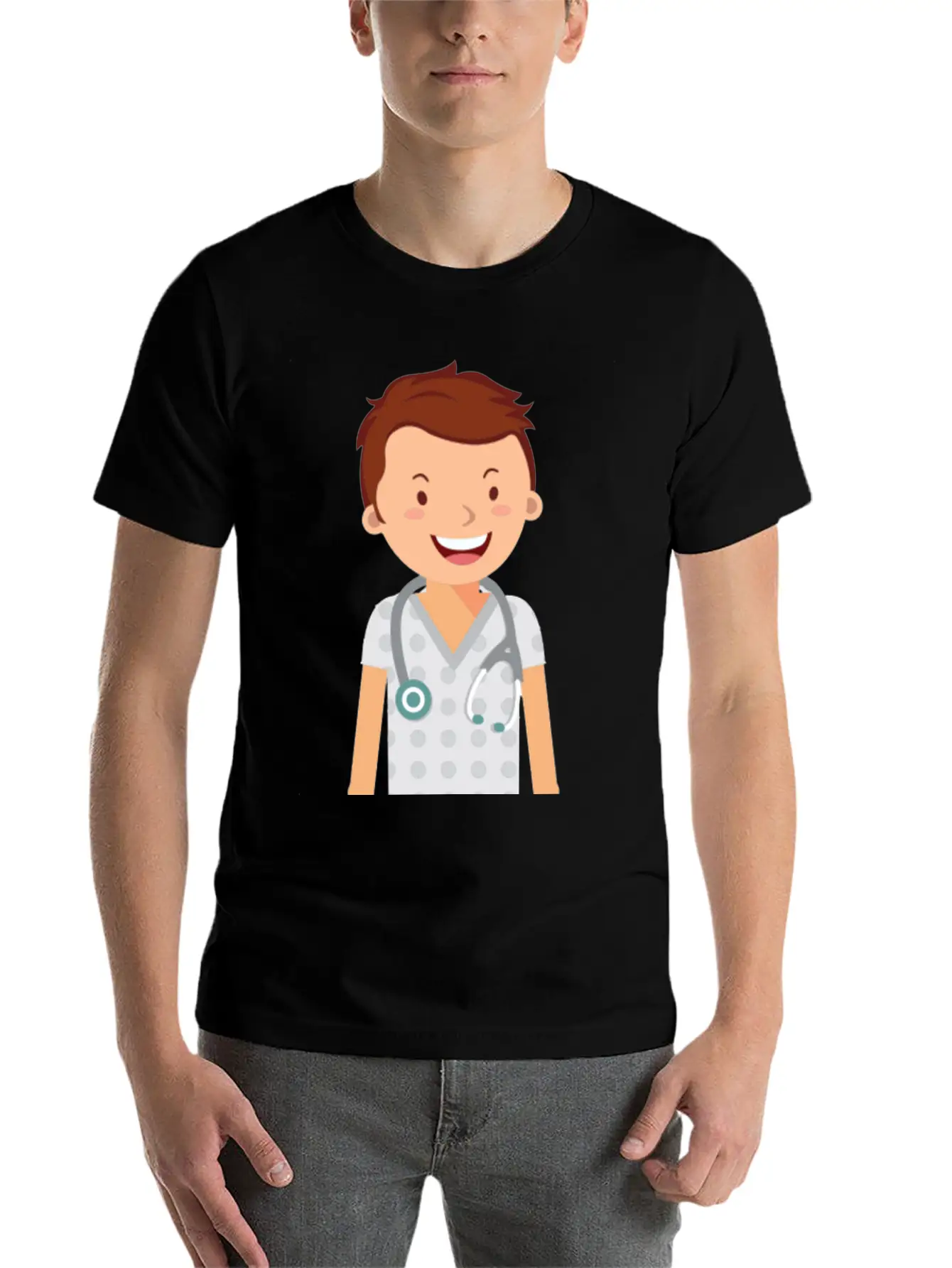 Doctor Casual Graphic T-Shirt – Simple And Comfortable Daily Wear