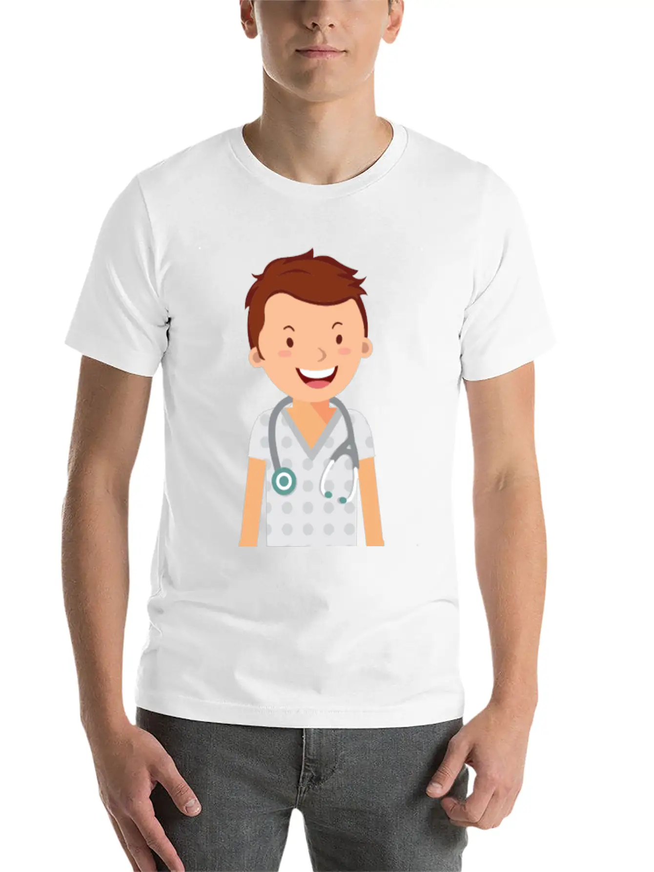 Doctor Casual Graphic T-Shirt – Simple And Comfortable Daily Wear