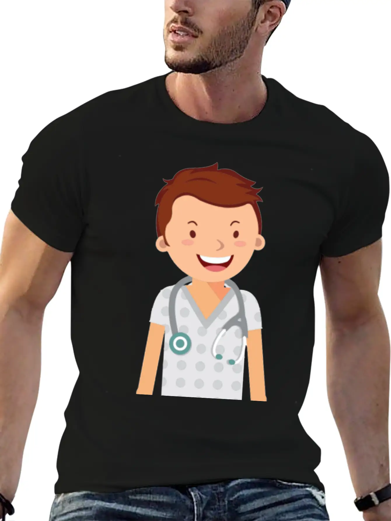 Doctor Casual Graphic T-Shirt – Simple And Comfortable Daily Wear