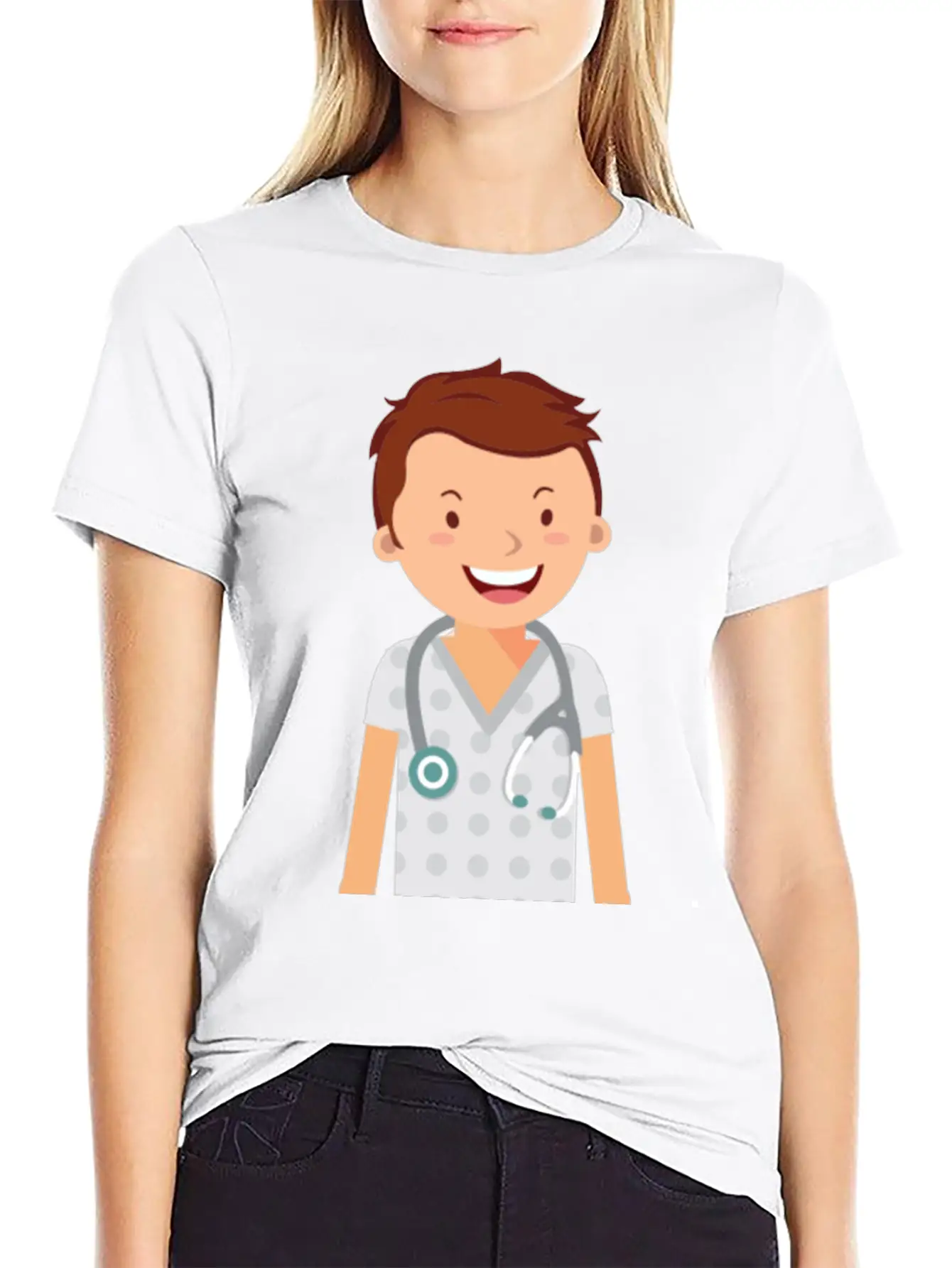 Doctor Casual Graphic T-Shirt – Simple And Comfortable Daily Wear