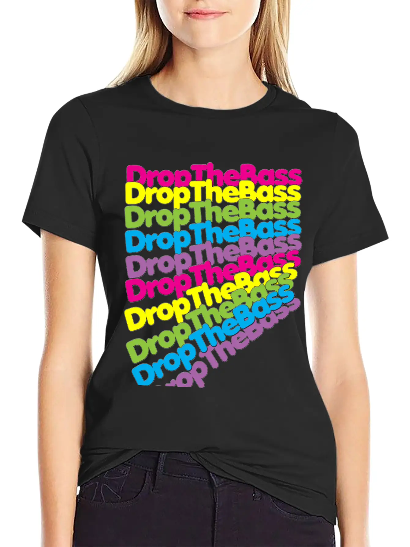 Drop The Bass Casual Graphic T-Shirt – Simple And Comfortable Daily Wear