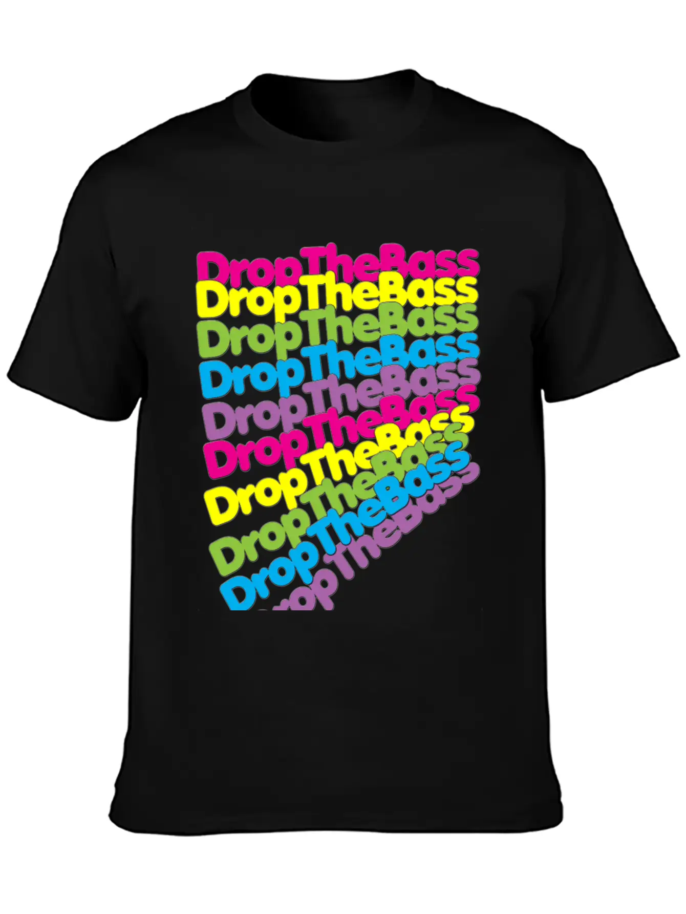 Drop The Bass Casual Graphic T-Shirt – Simple And Comfortable Daily Wear