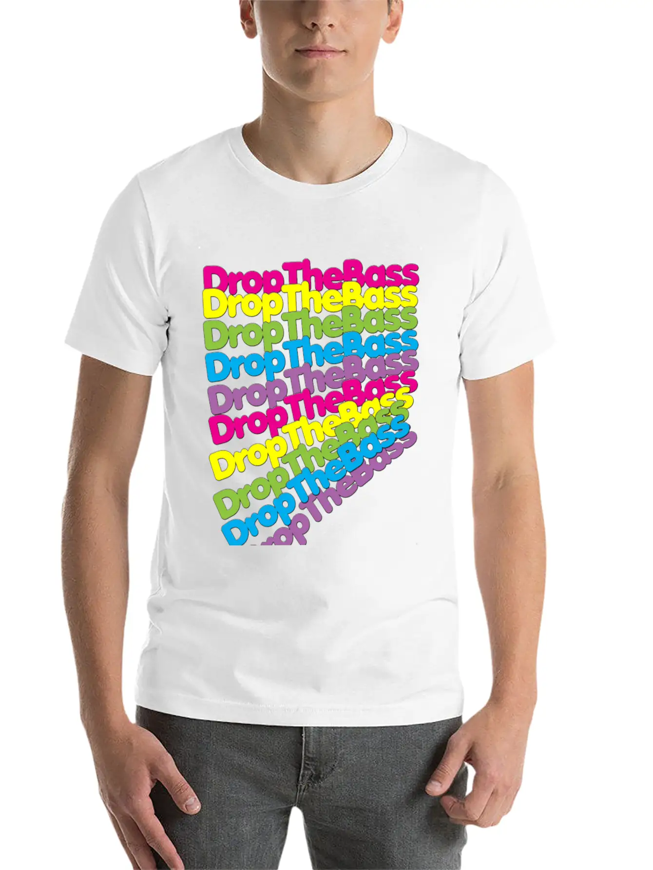 Drop The Bass Casual Graphic T-Shirt – Simple And Comfortable Daily Wear