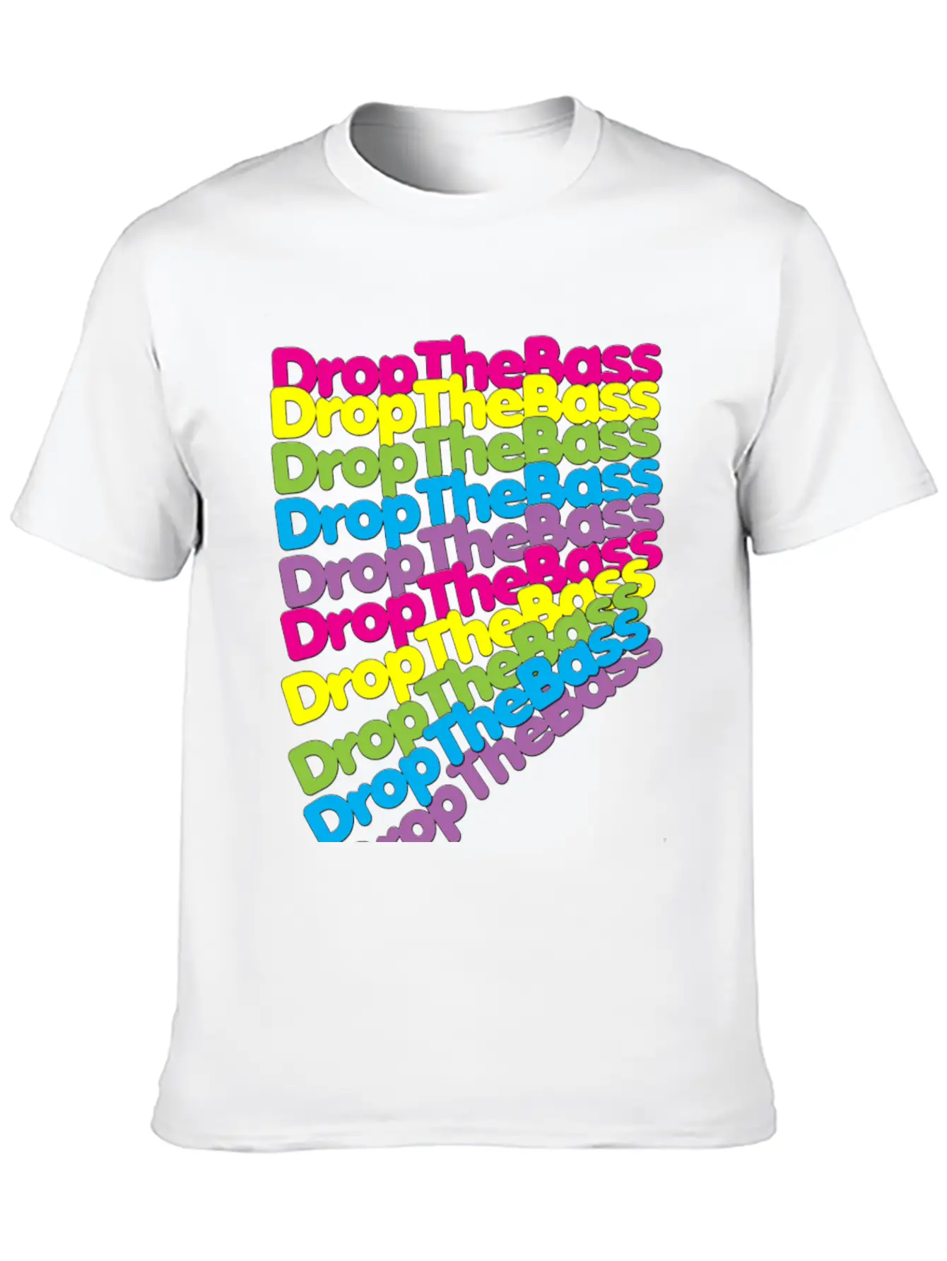 Drop The Bass Casual Graphic T-Shirt – Simple And Comfortable Daily Wear