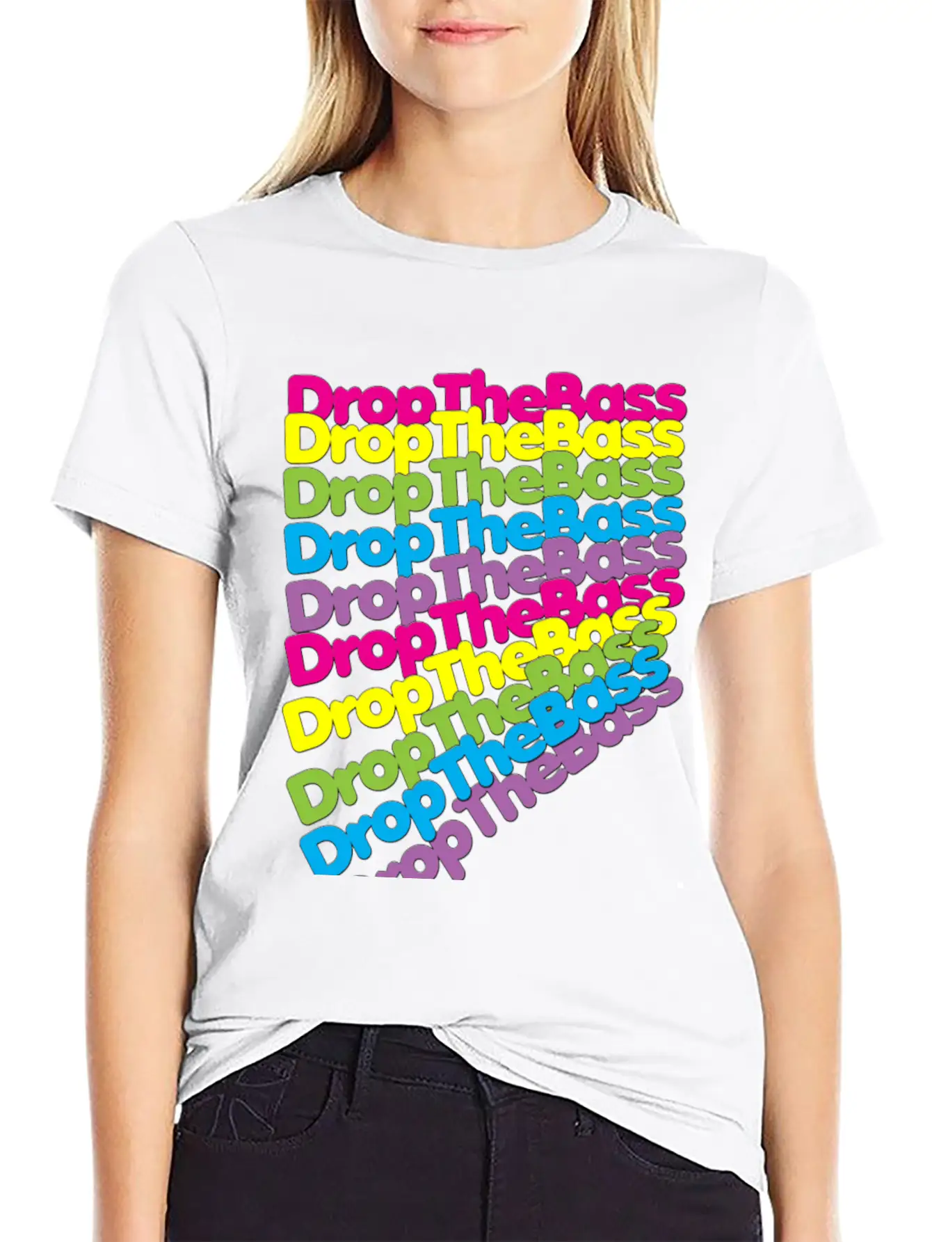 Drop The Bass Casual Graphic T-Shirt – Simple And Comfortable Daily Wear
