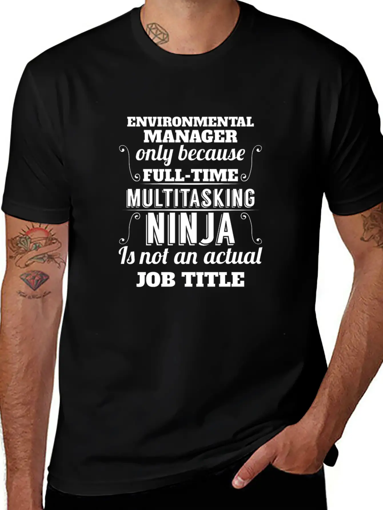 Environmental Manager - Environmental Manager Only Unisex Short Sleeve Soft Cotton T-Shirt – Casual Everyday Wear