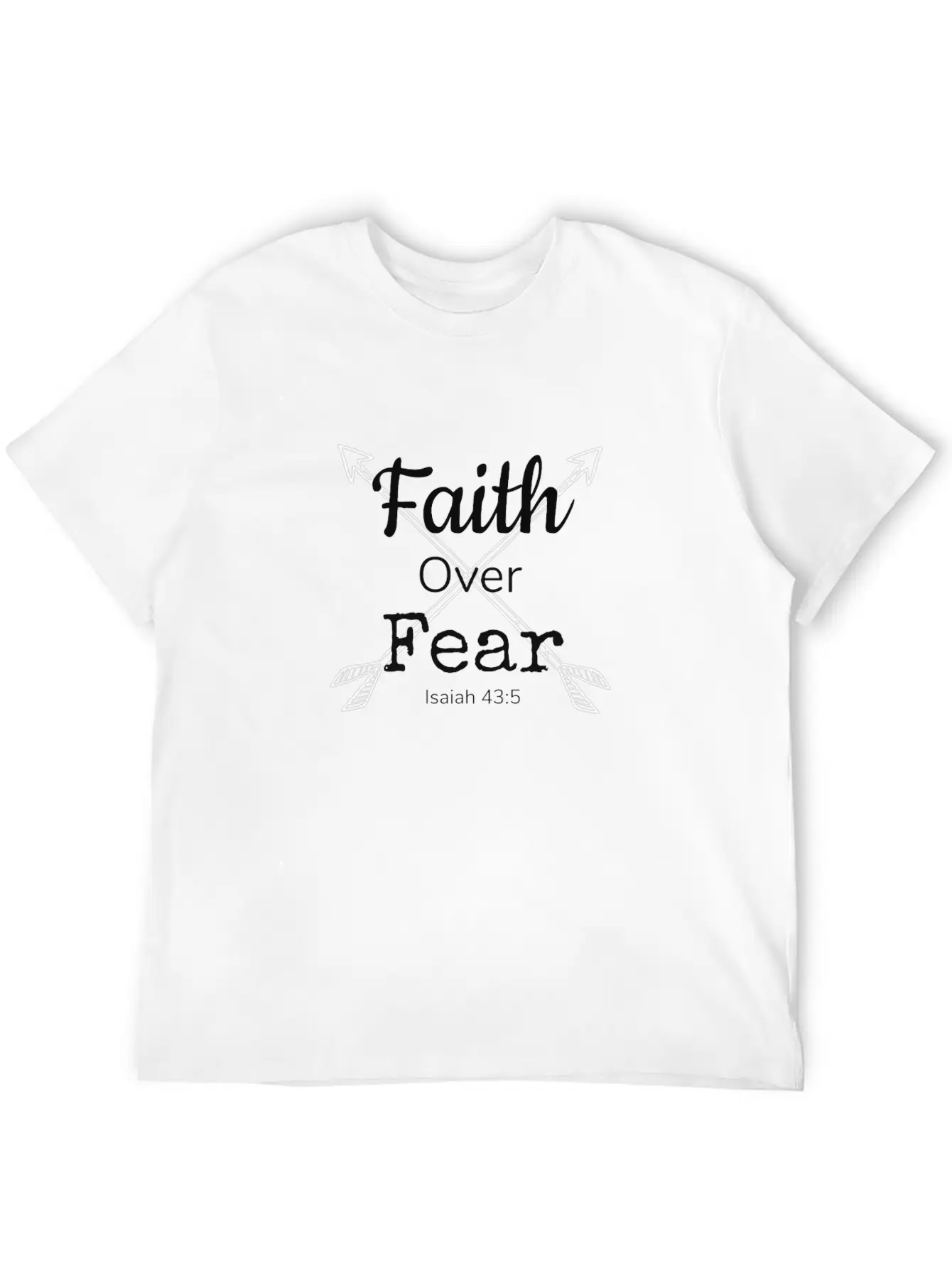 Faith Over Fear Essential Unisex Summer Tee – Soft Cotton Casual Fit