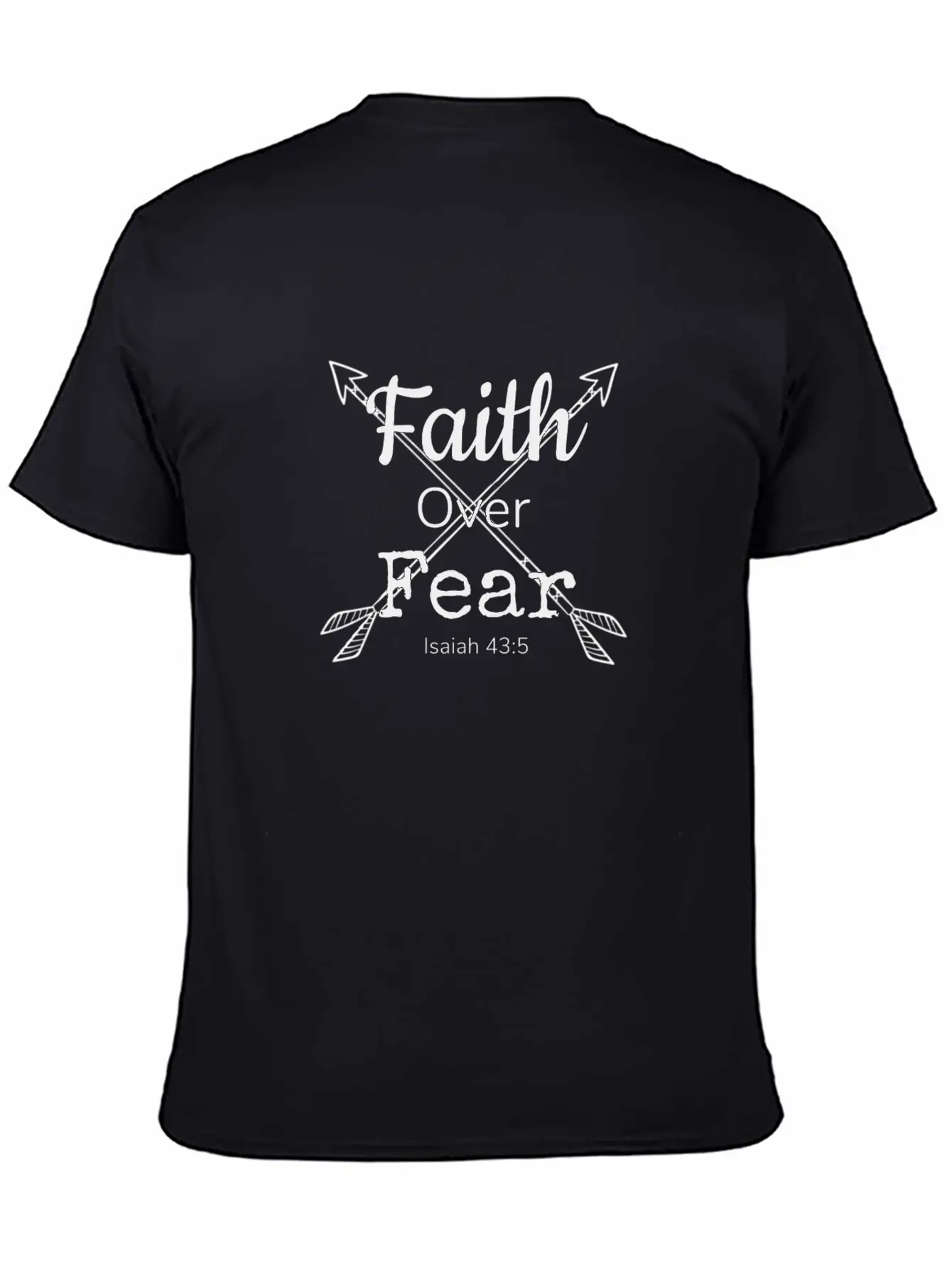 Faith Over Fear Essential Unisex Summer Tee – Soft Cotton Casual Fit