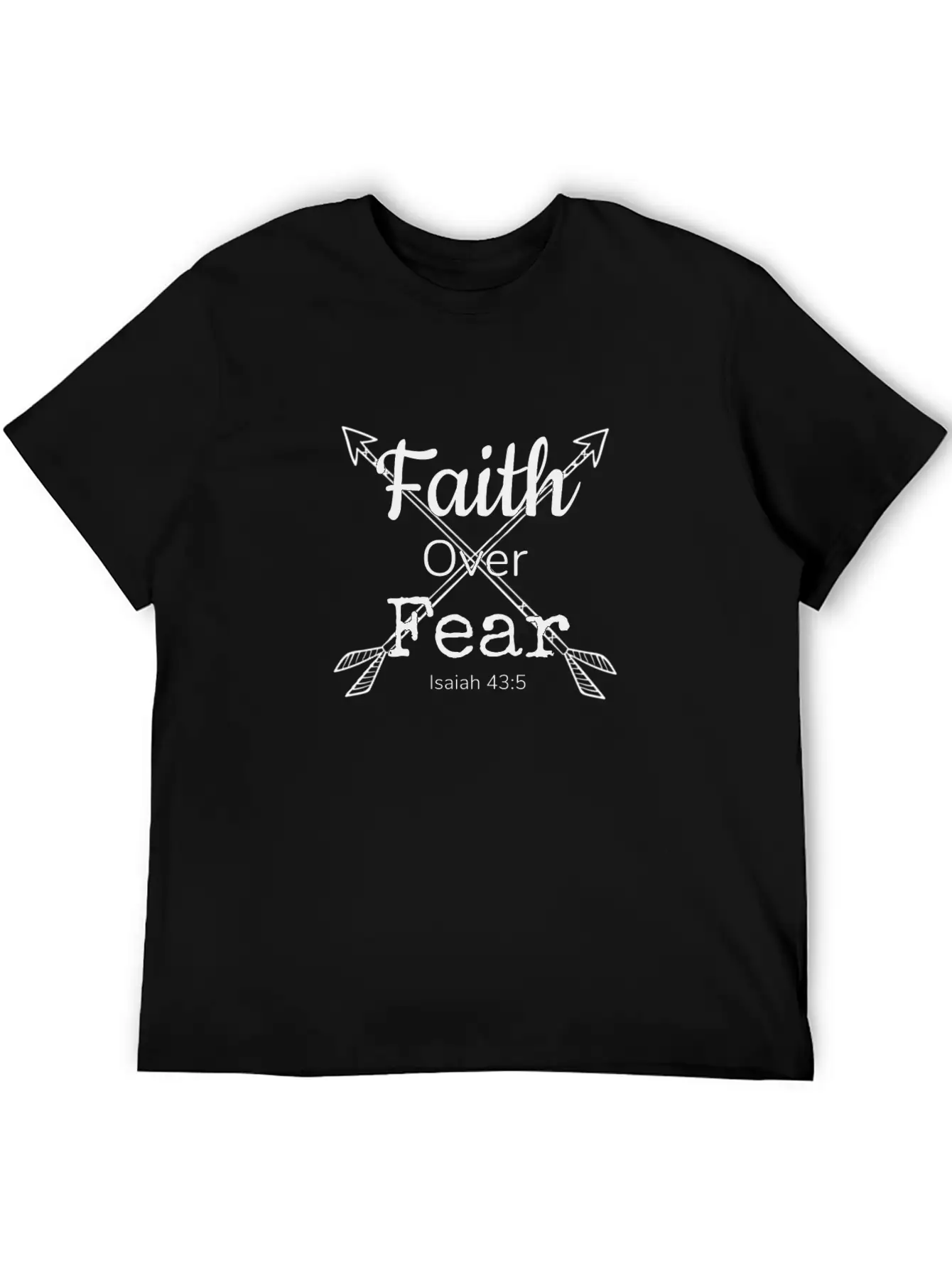 Faith Over Fear Essential Unisex Summer Tee – Soft Cotton Casual Fit