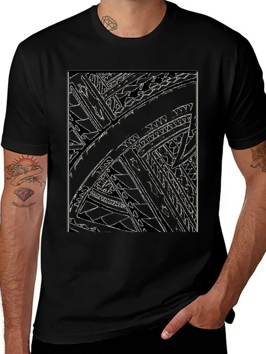 "Fili" Samoan Tribal Art By Sku Unisex Short Sleeve Soft Cotton T-Shirt – Casual Everyday Wear