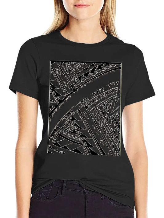 "Fili" Samoan Tribal Art By Sku Unisex Short Sleeve Soft Cotton T-Shirt – Casual Everyday Wear