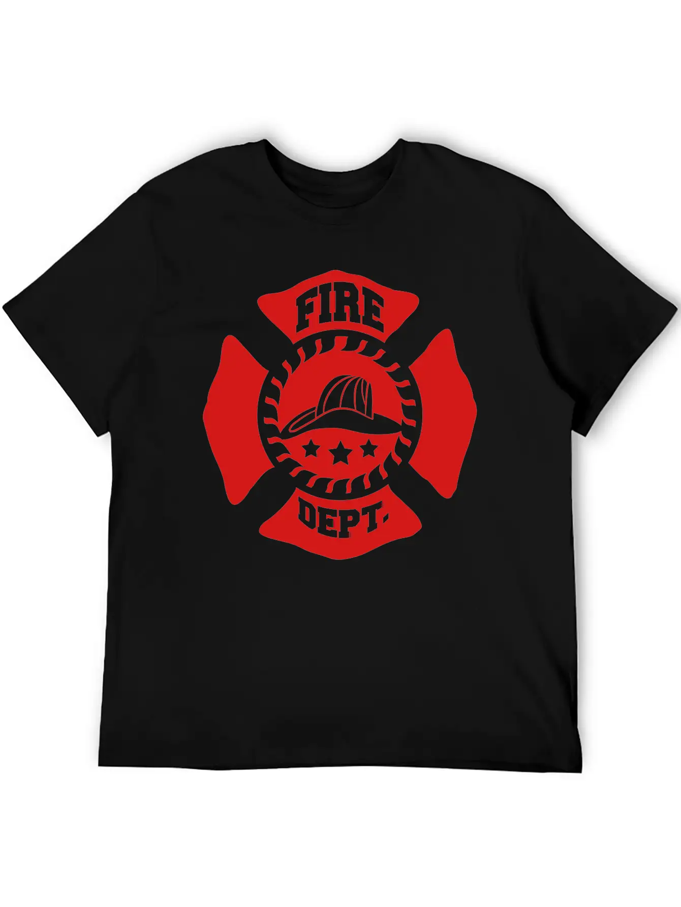 Fire Brigade Logo Symbol Design Classic Cotton Tee – Unisex Comfort For Any Season