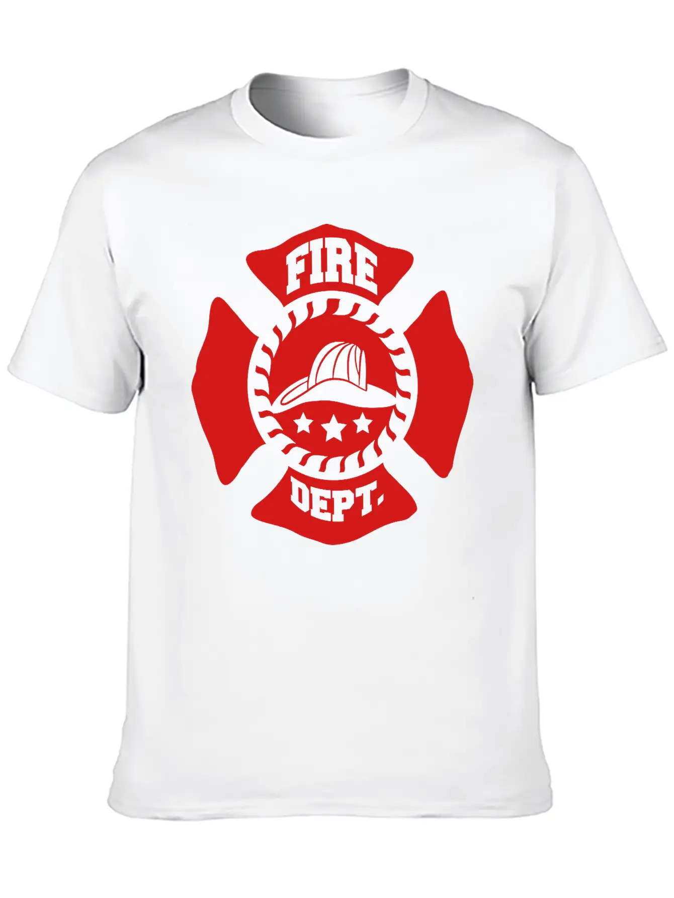 Fire Brigade Logo Symbol Design Classic Cotton Tee – Unisex Comfort For Any Season