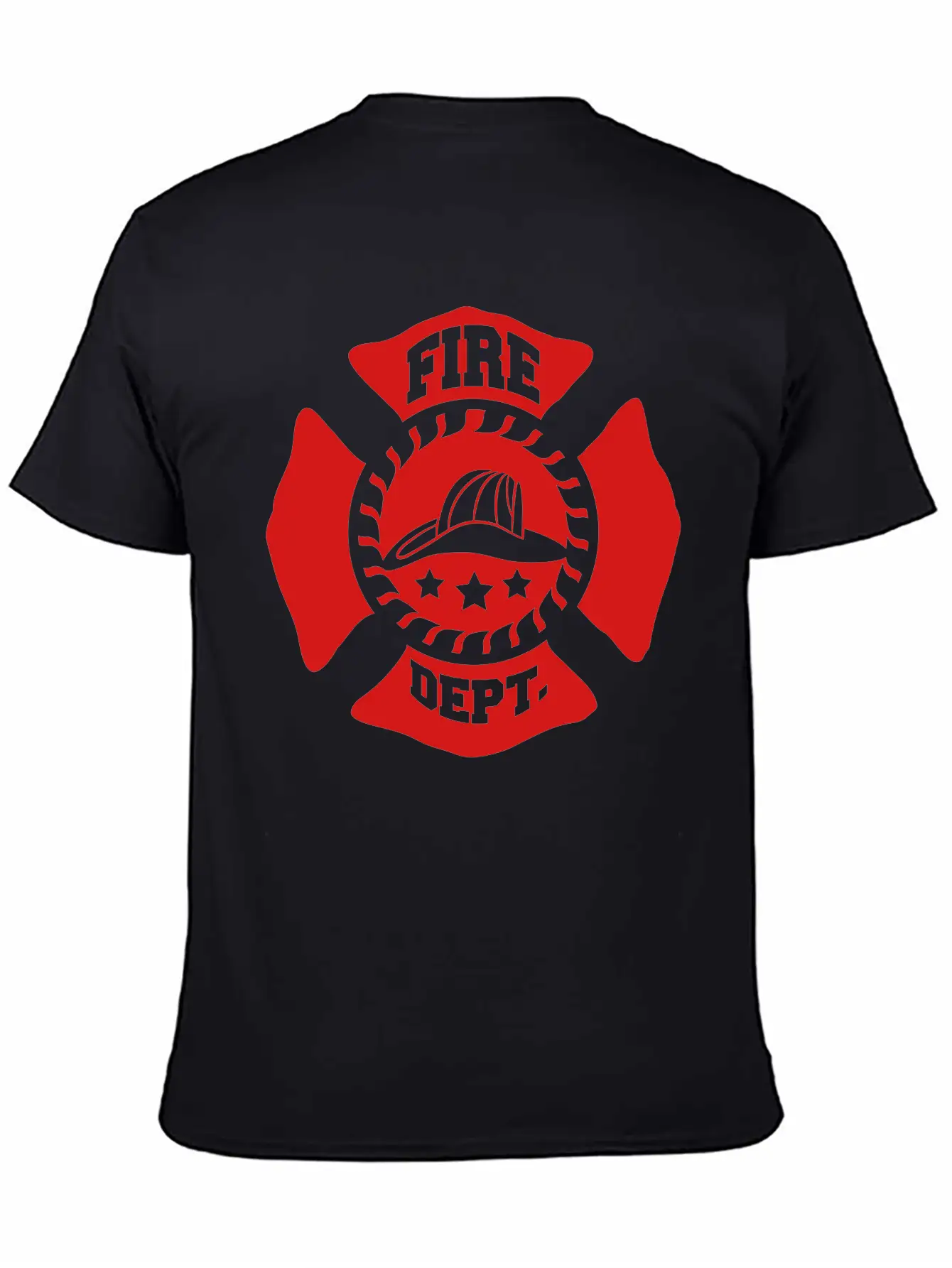 Fire Brigade Logo Symbol Design Classic Cotton Tee – Unisex Comfort For Any Season