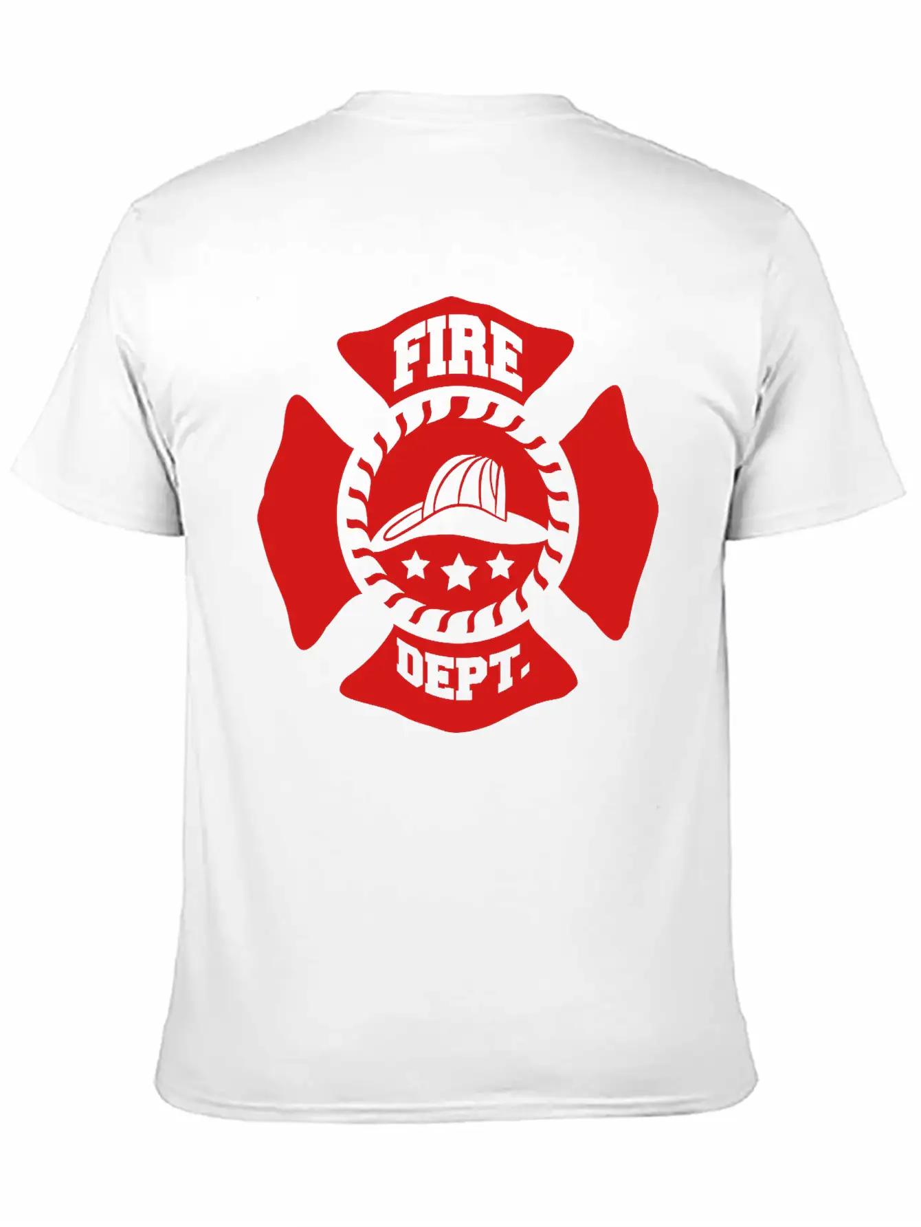 Fire Brigade Logo Symbol Design Classic Cotton Tee – Unisex Comfort For Any Season