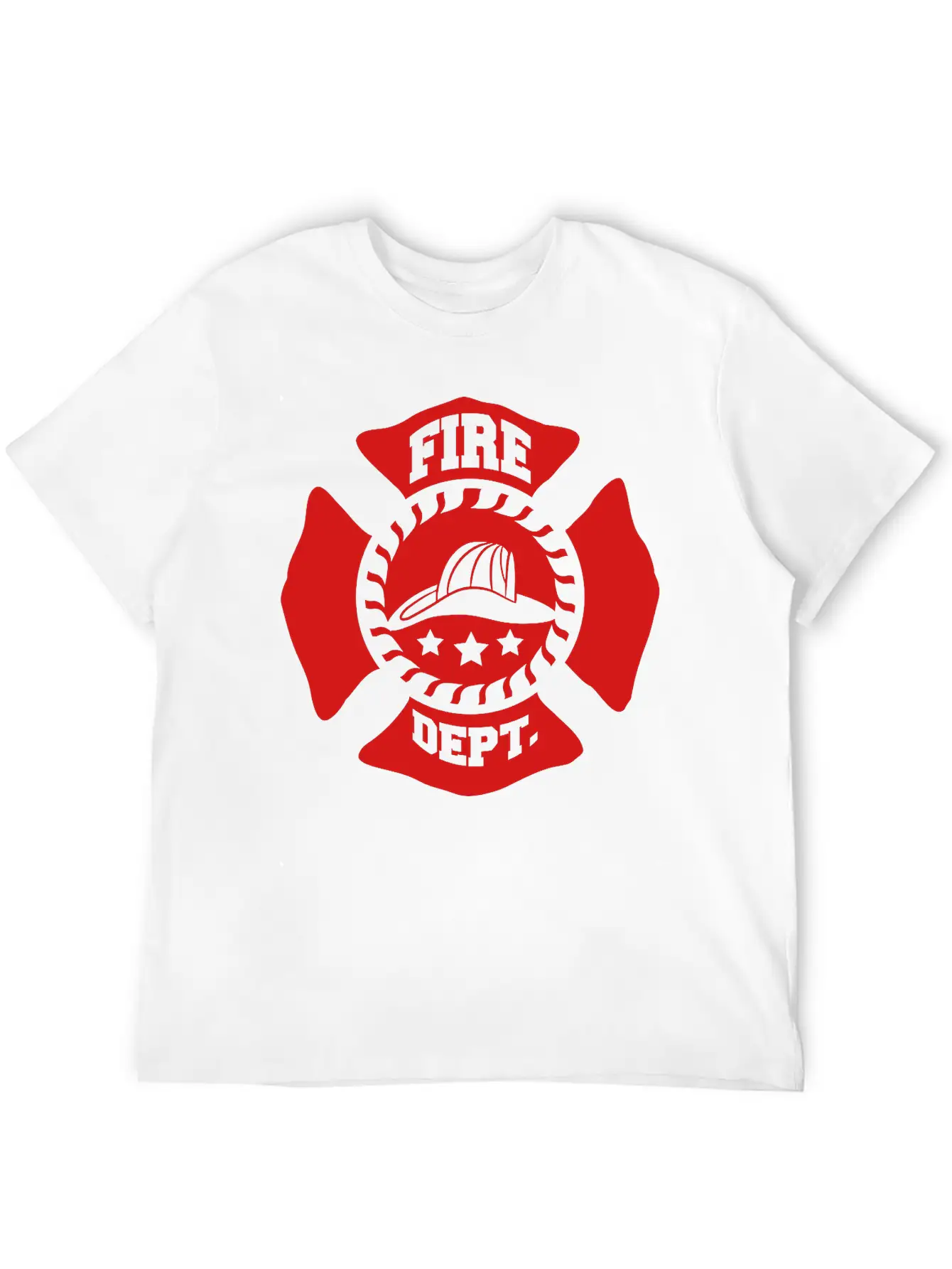 Fire Brigade Logo Symbol Design Classic Cotton Tee – Unisex Comfort For Any Season