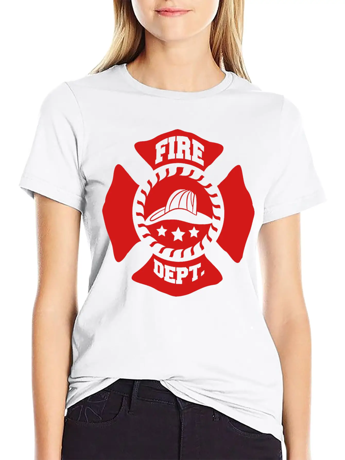Fire Brigade Logo Symbol Design Classic Cotton Tee – Unisex Comfort For Any Season