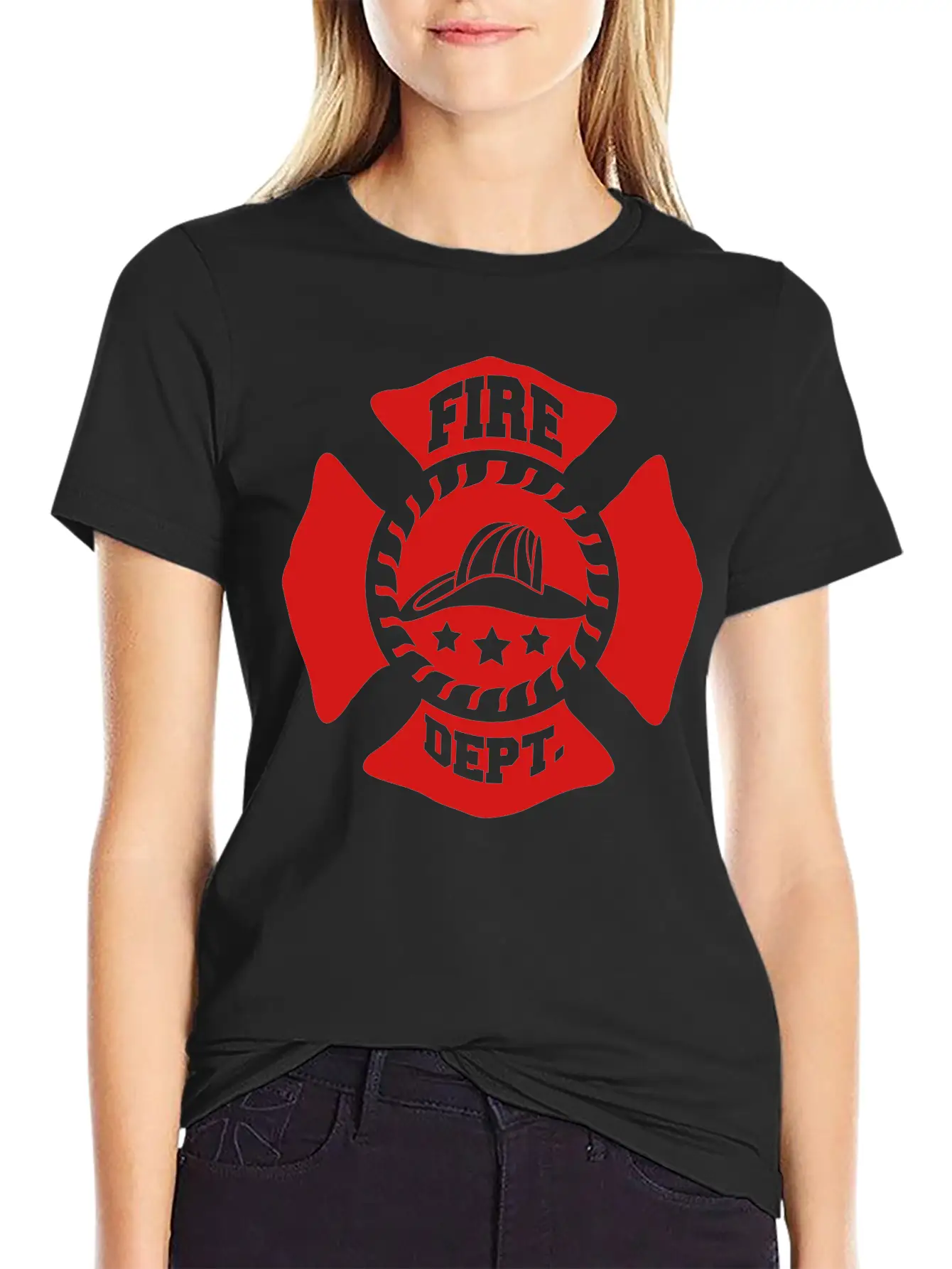 Fire Brigade Logo Symbol Design Classic Cotton Tee – Unisex Comfort For Any Season