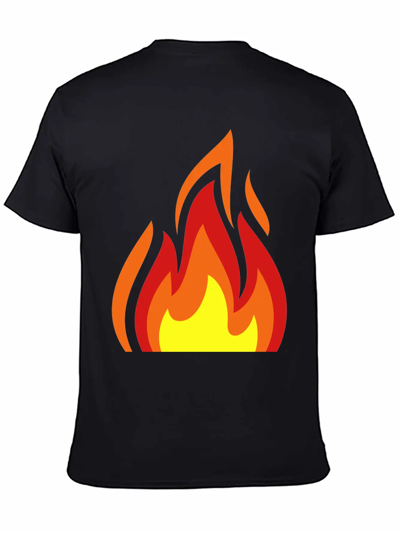 Flame Casual Graphic T-Shirt – Simple And Comfortable Daily Wear