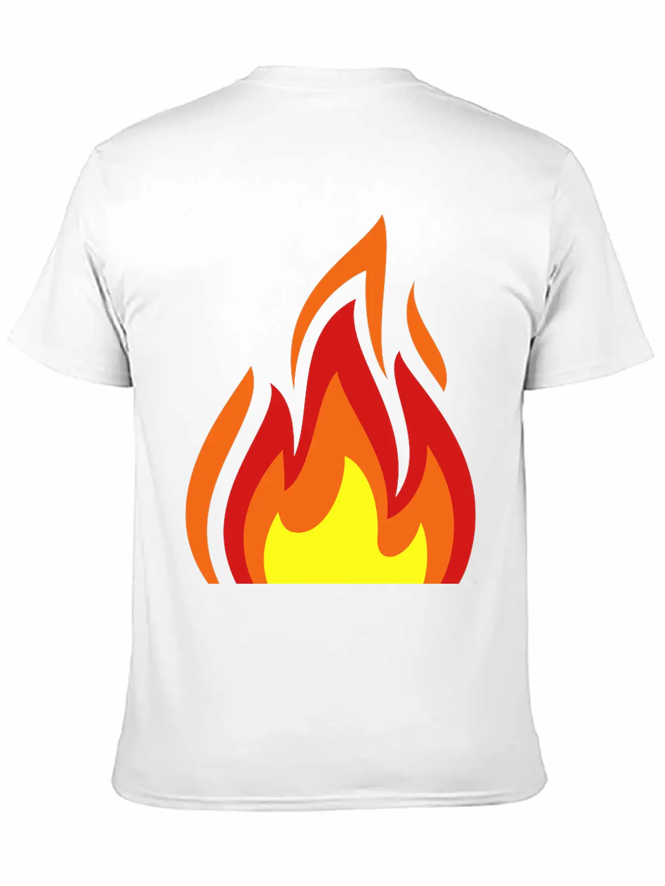 Flame Casual Graphic T-Shirt – Simple And Comfortable Daily Wear