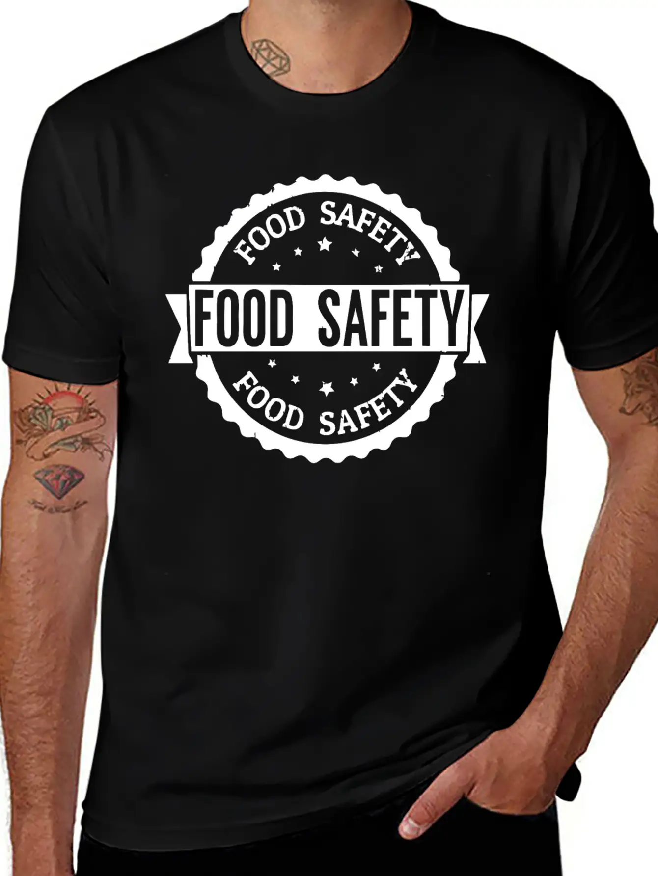 Food Safety Food Casual Graphic T-Shirt – Simple And Comfortable Daily Wear