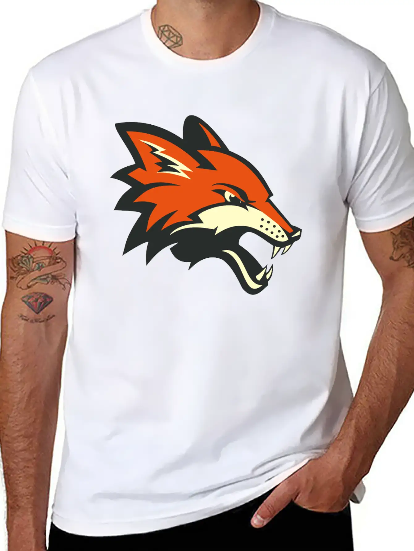 FOX Casual Graphic T-Shirt – Simple And Comfortable Daily Wear