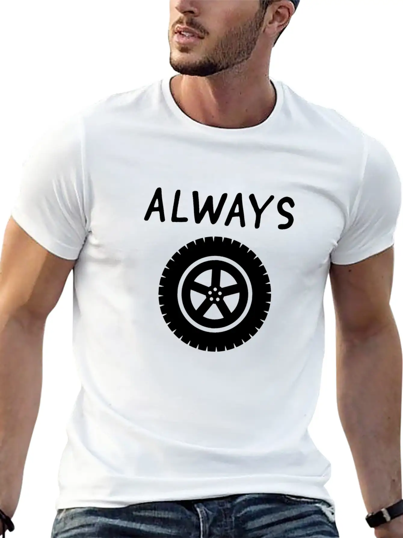 Funny Tired Saying - Always Tire - Always Tired Classic Cotton Tee – Unisex Comfort For Any Season