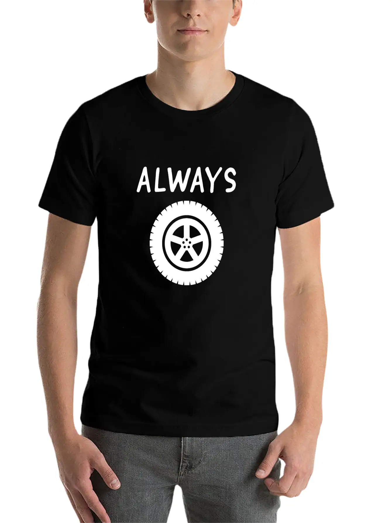 Funny Tired Saying - Always Tire - Always Tired Classic Cotton Tee – Unisex Comfort For Any Season