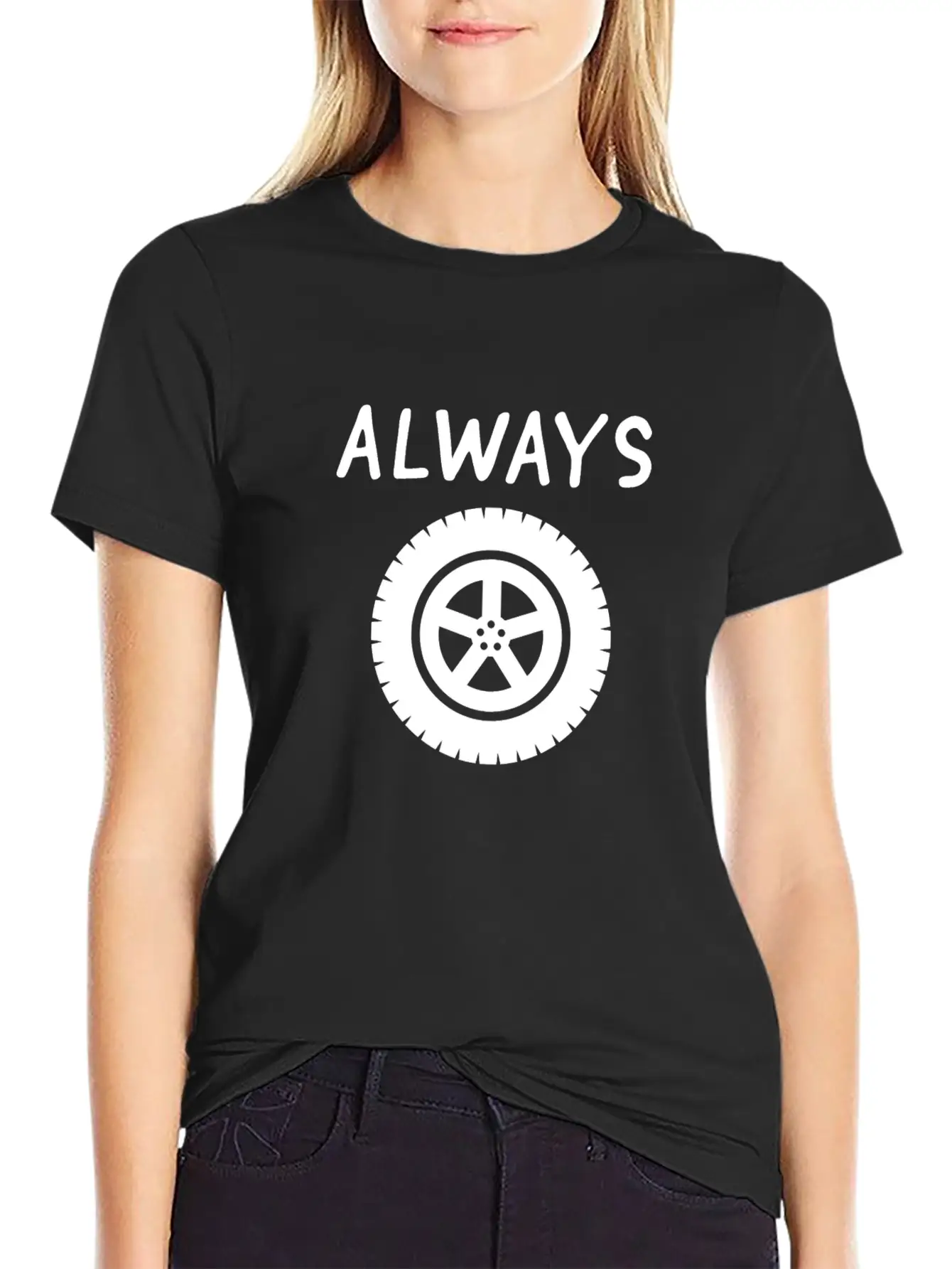 Funny Tired Saying - Always Tire - Always Tired Classic Cotton Tee – Unisex Comfort For Any Season