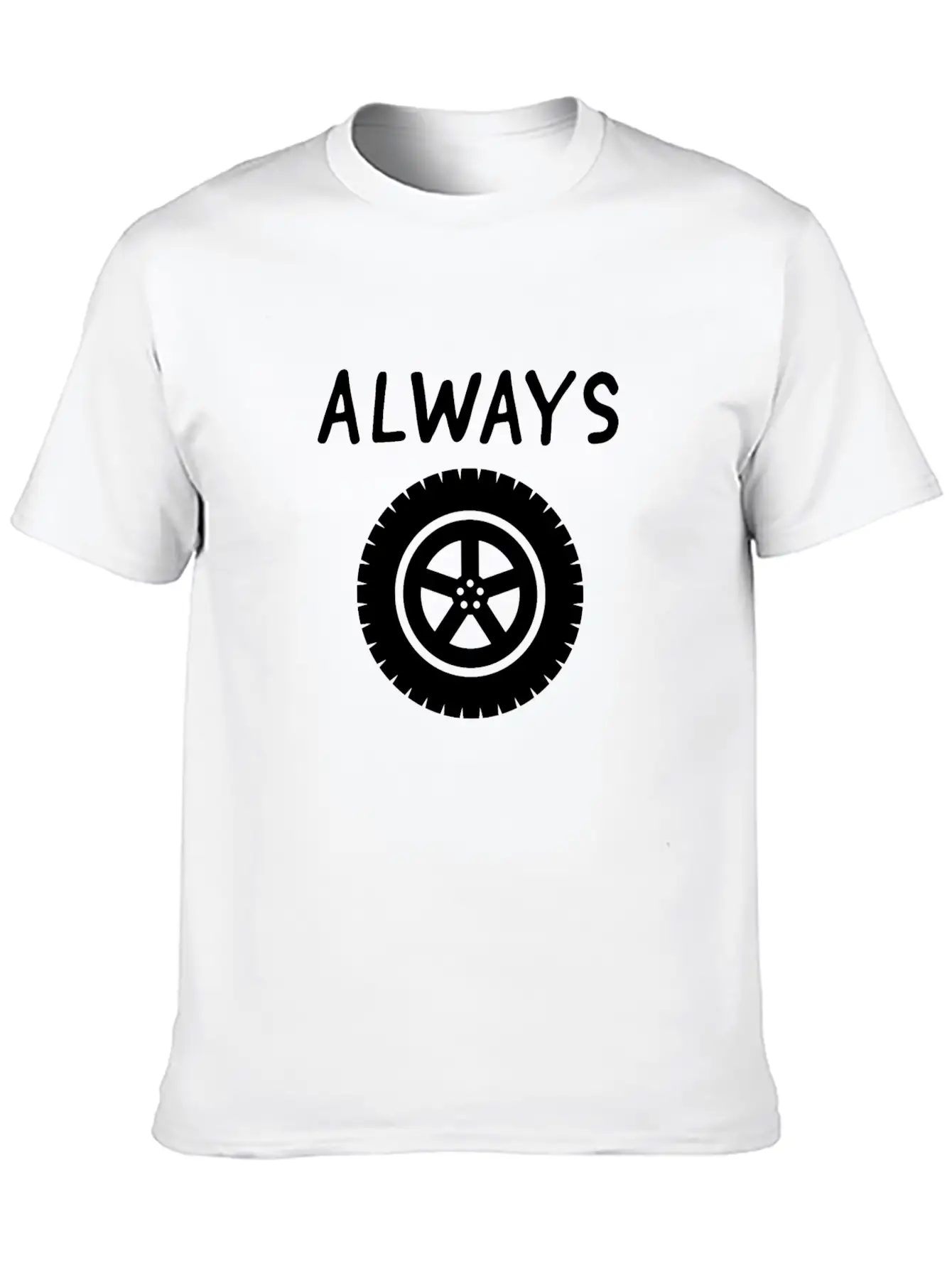 Funny Tired Saying - Always Tire - Always Tired Classic Cotton Tee – Unisex Comfort For Any Season