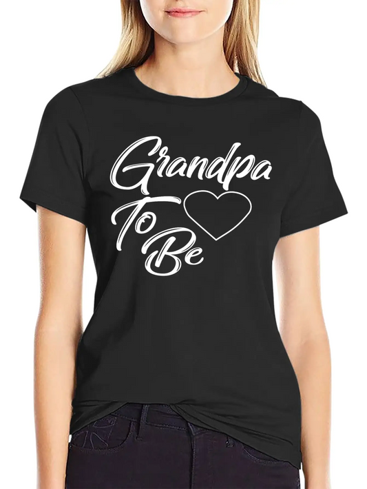 "Grandpa To Be" T-Shirt - Perfect Gift For Dad Lightweight Cotton T-Shirt – Daily Comfort Graphic Shirt