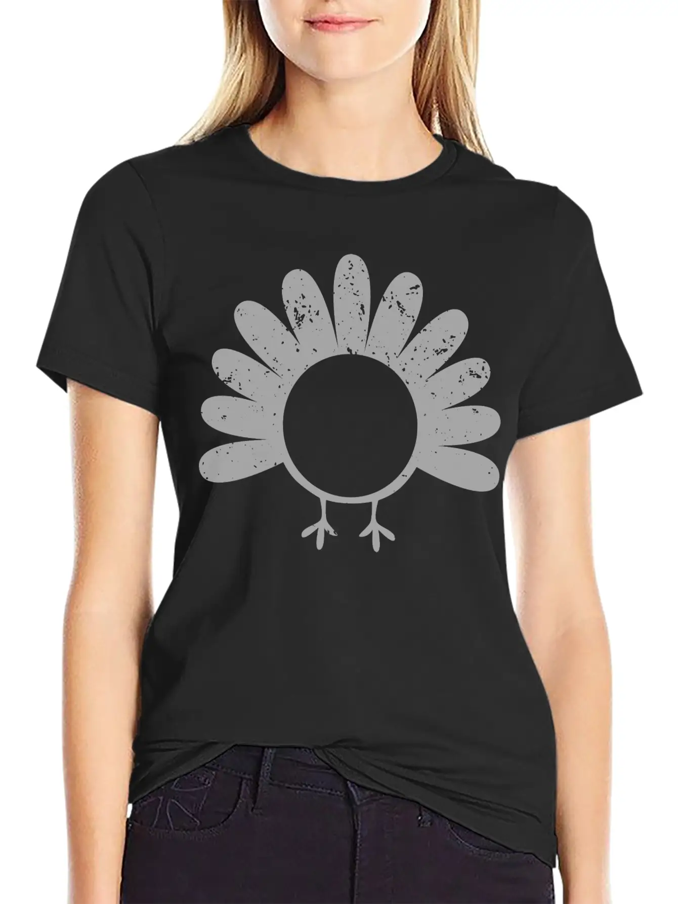 GRUNGE TURKEY Casual Graphic T-Shirt – Simple And Comfortable Daily Wear
