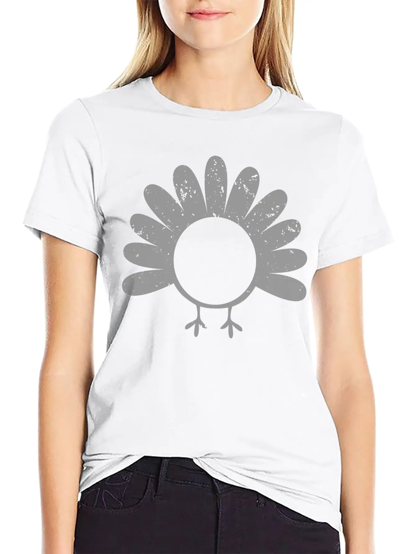 GRUNGE TURKEY Casual Graphic T-Shirt – Simple And Comfortable Daily Wear