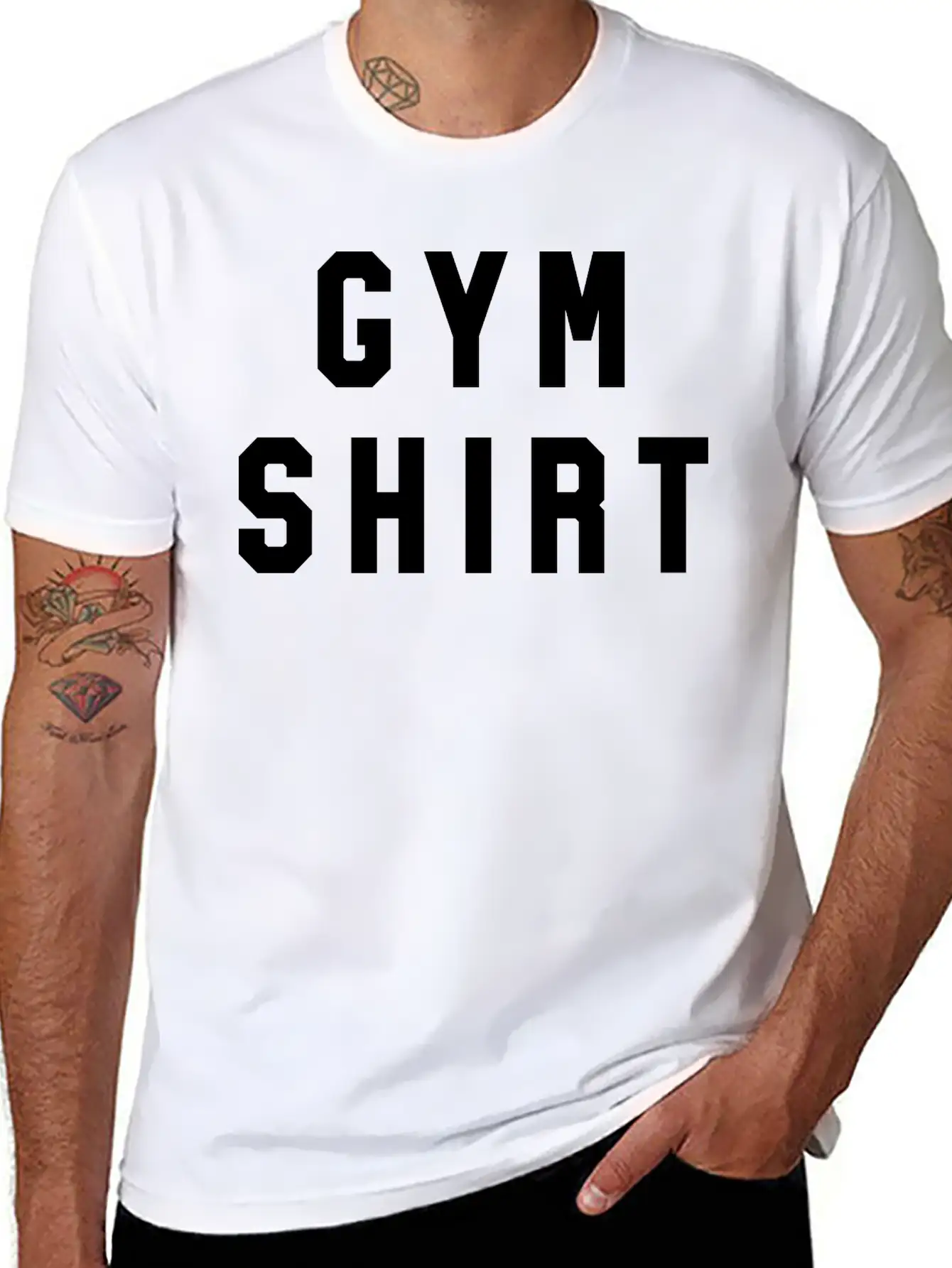 Gym Shirt Essential Unisex Summer Tee – Soft Cotton Casual Fit