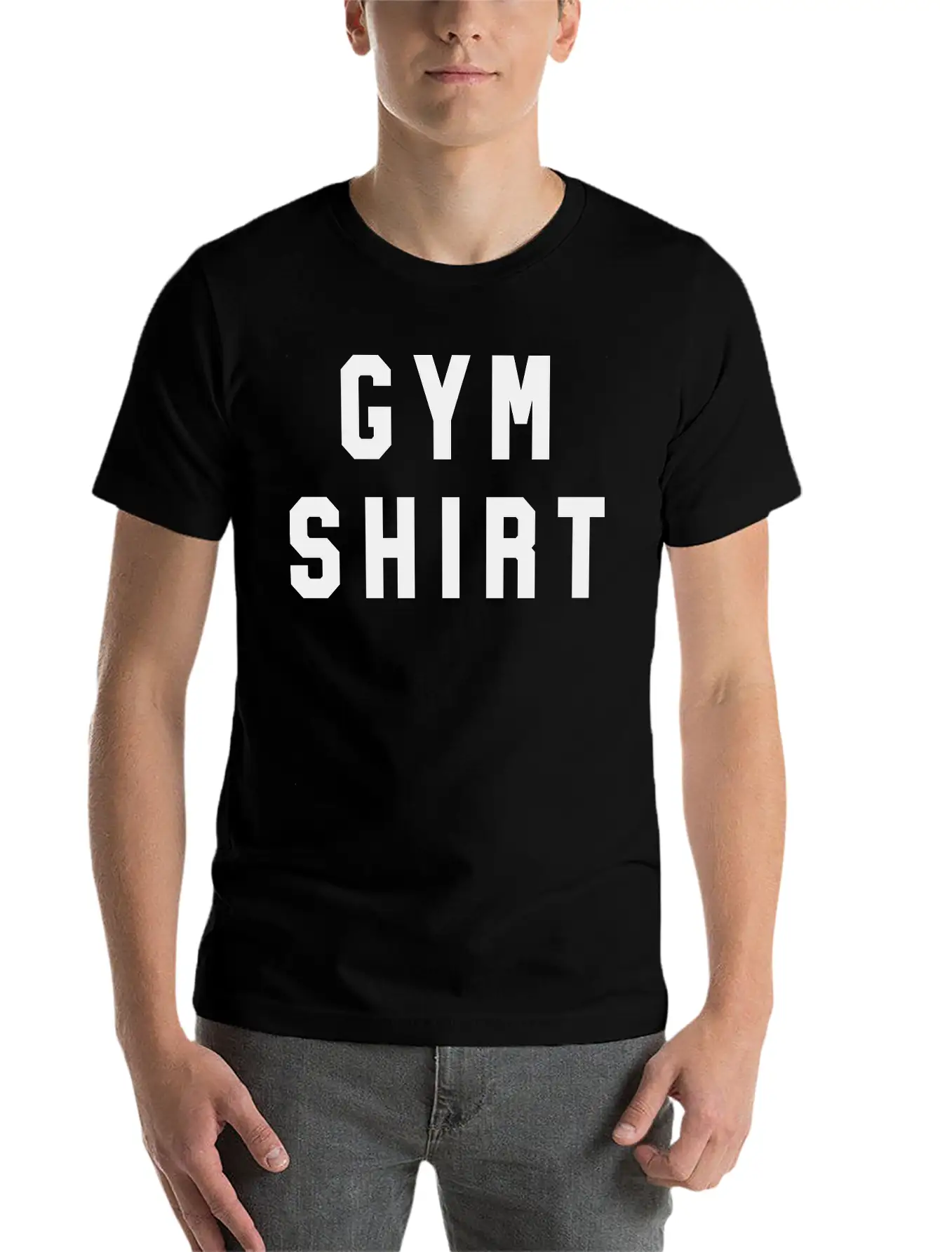 Gym Shirt Essential Unisex Summer Tee – Soft Cotton Casual Fit