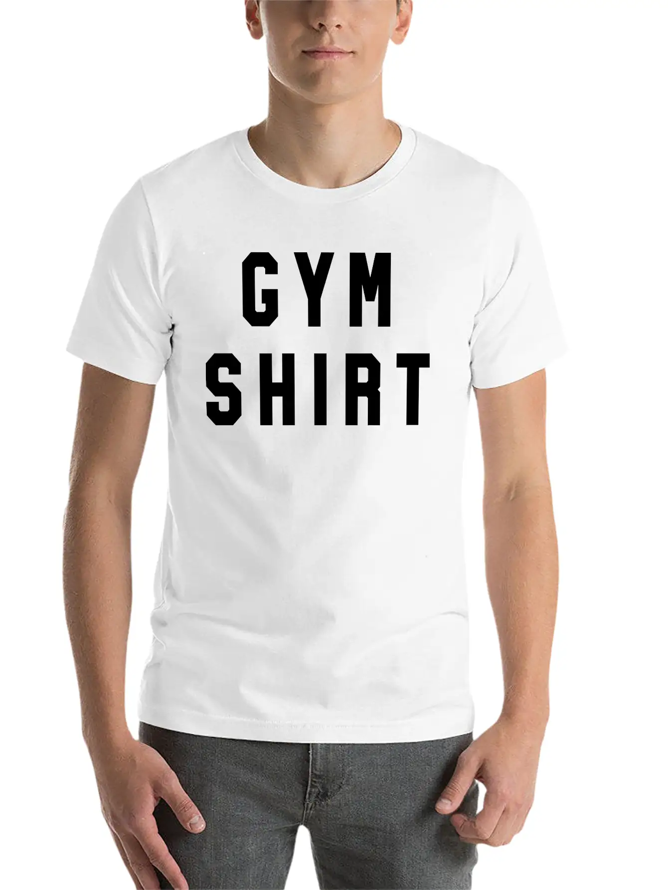 Gym Shirt Essential Unisex Summer Tee – Soft Cotton Casual Fit
