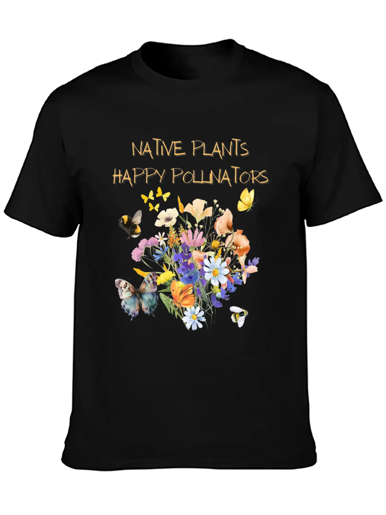 Happy Pollinators Classic Cotton Tee – Unisex Comfort For Any Season