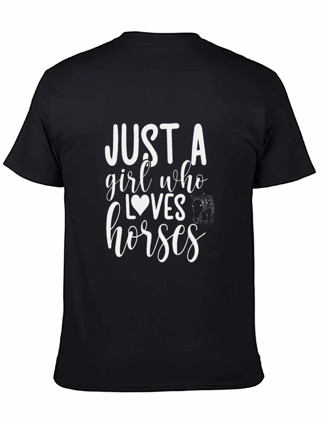 Horse, Horses Lover Design, Quote Sayings Essential Unisex Summer Tee – Soft Cotton Casual Fit