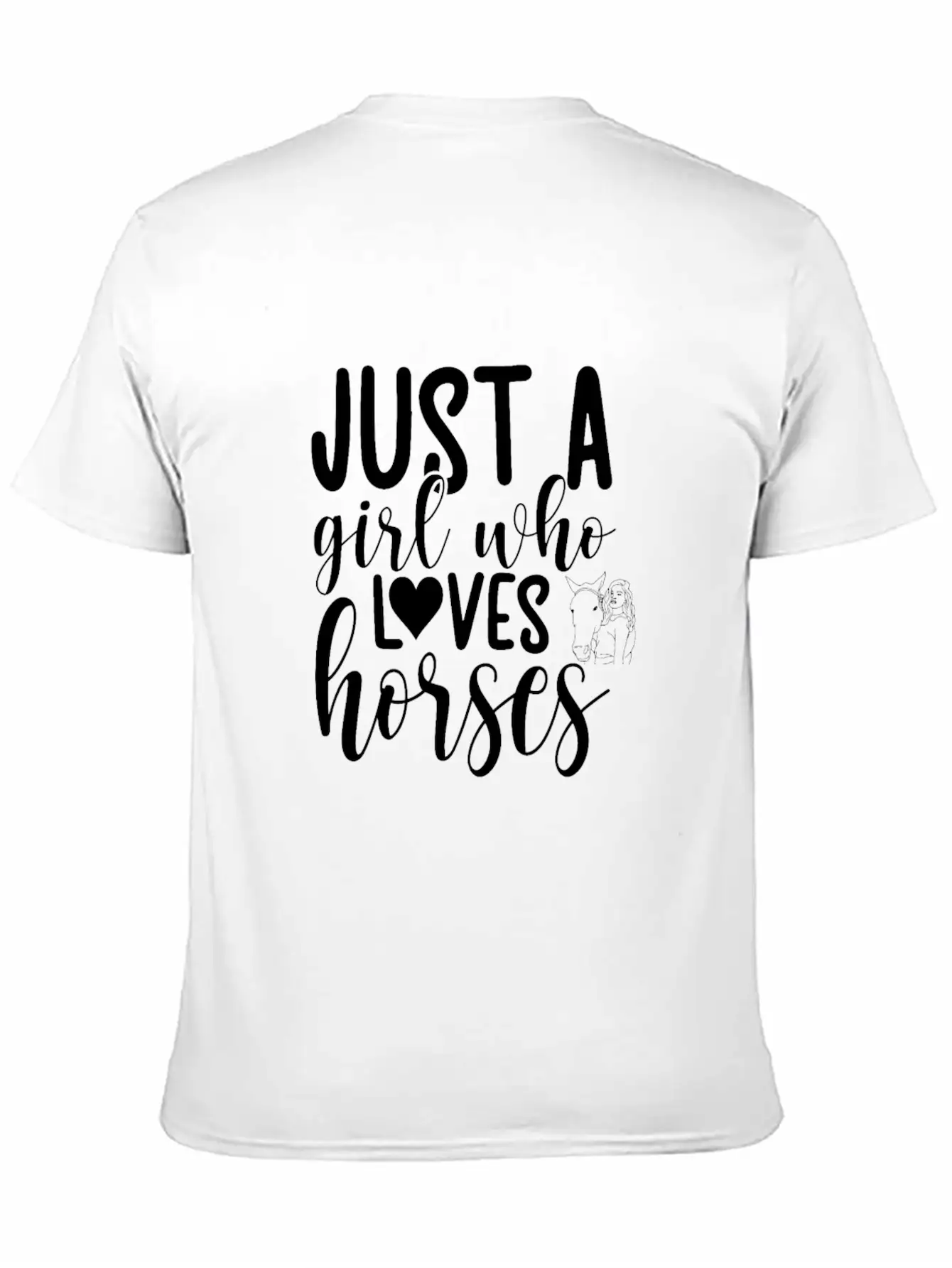 Horse, Horses Lover Design, Quote Sayings Essential Unisex Summer Tee – Soft Cotton Casual Fit