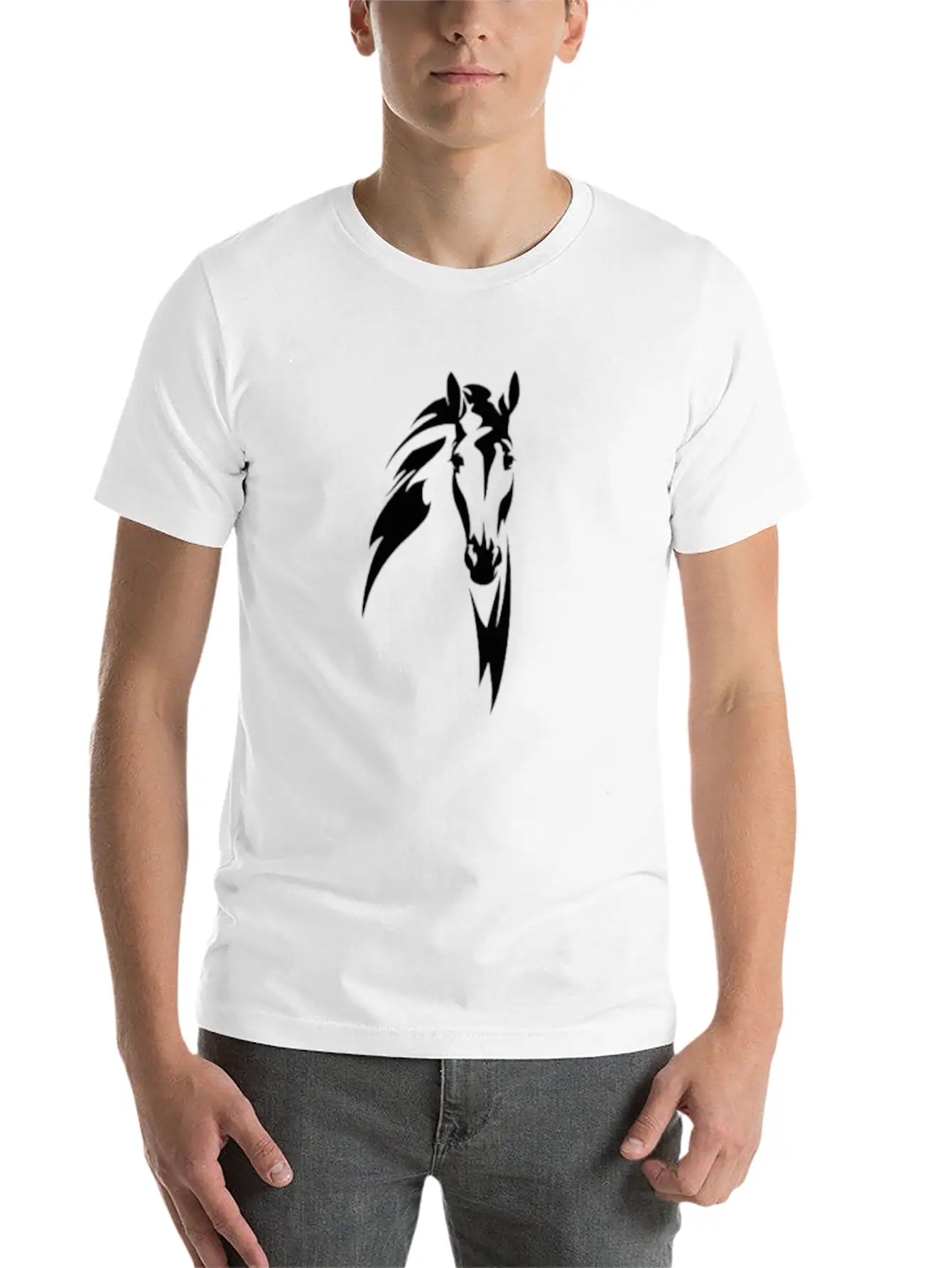 Horse Lover Classic Cotton Tee – Unisex Comfort For Any Season