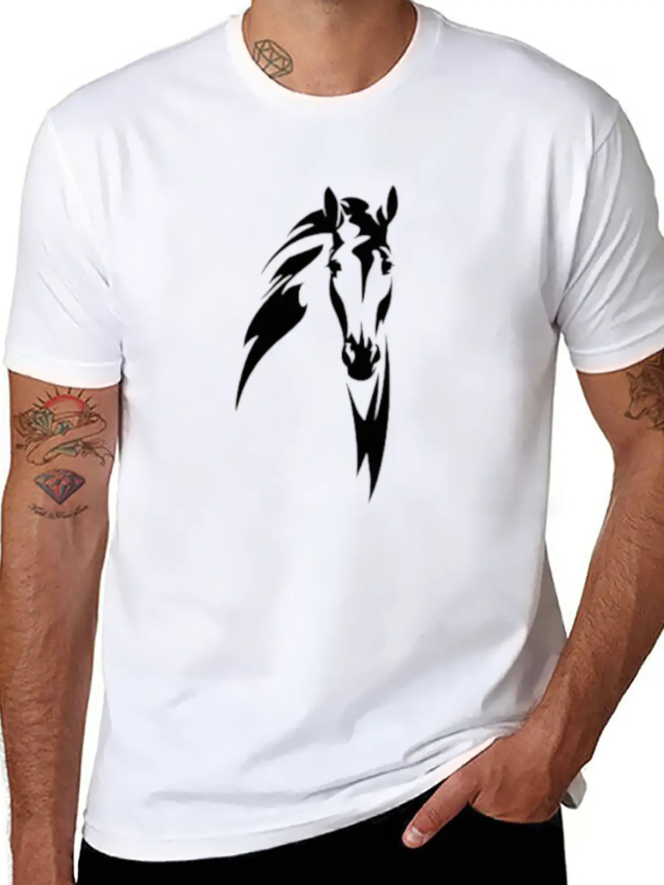 Horse Lover Classic Cotton Tee – Unisex Comfort For Any Season